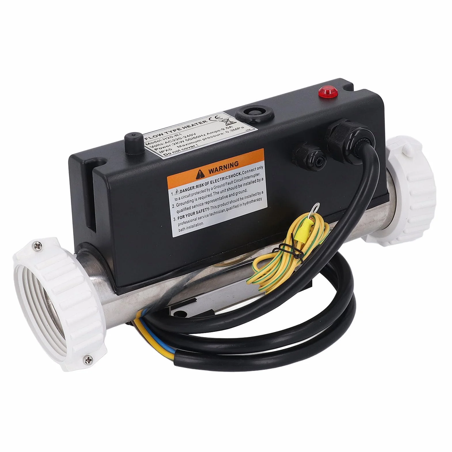 Chauffage de Piscine Thermostat de Chauffage électrique Thermostat avec ContrôLe de la Température Auto-Chauffage pour Baignoire Spa Piscine Câblée 3KW l'arrêt. Le Bain à Remous du de la à