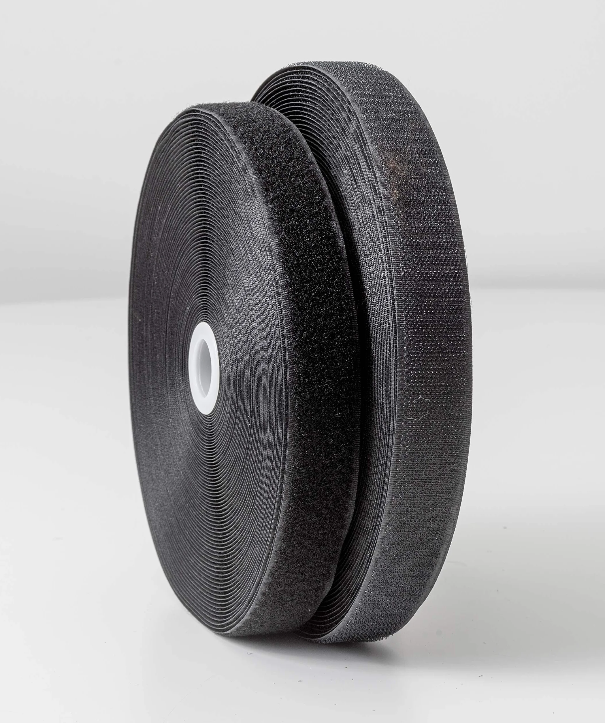 IPEA Ruban à Coudre 20 mm Noir 25 Mètres Non adhésif Scratch Bande Auto-Agrippante Extra Fort