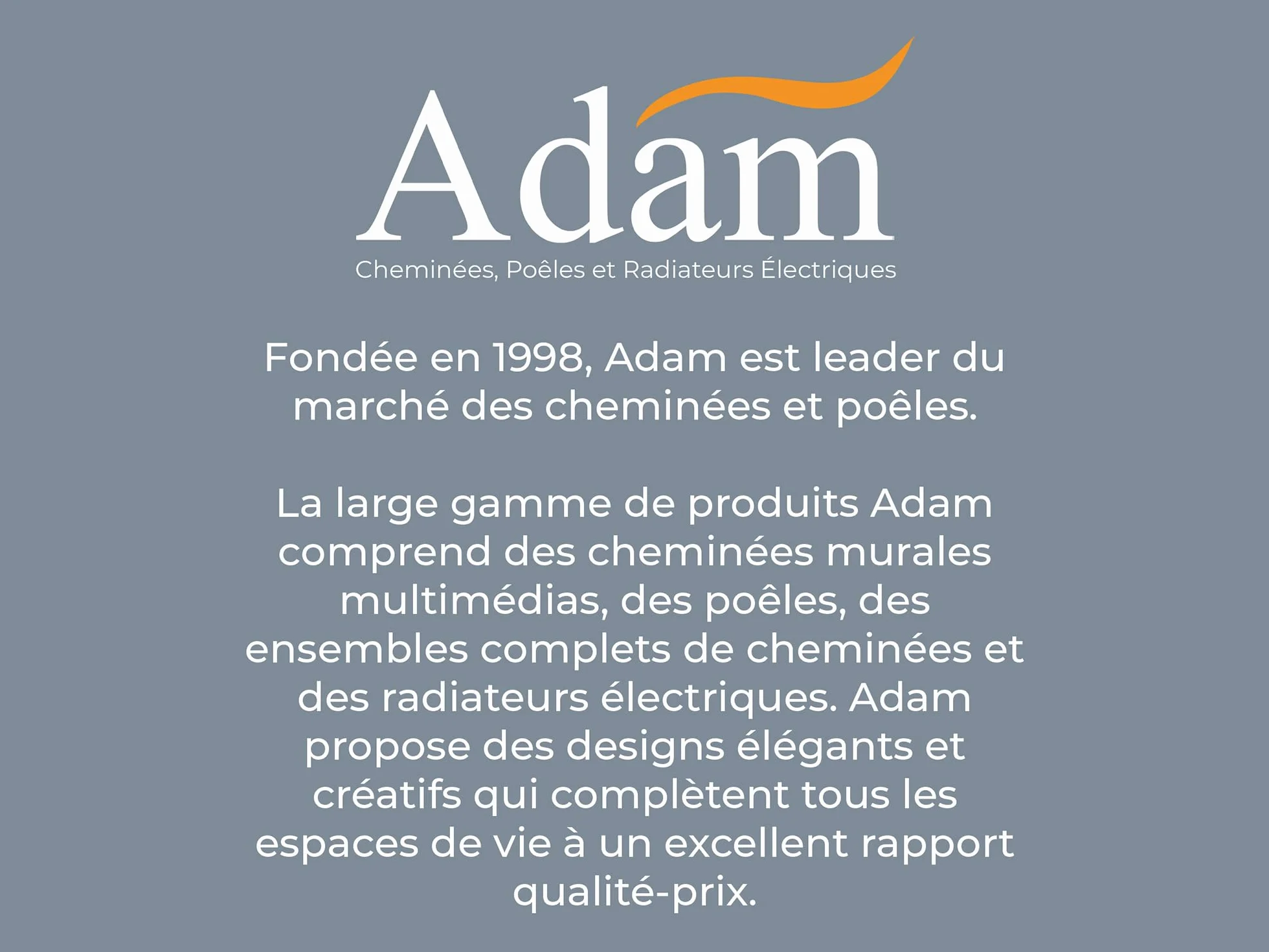 Adam Grand Tuyau de poêle décoratif coudé Noir