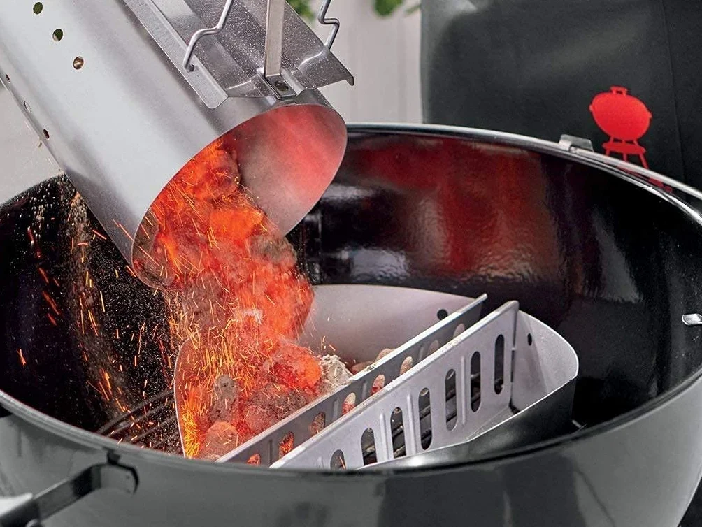 7403 Panier à charbon de bois pour barbecue Weber 57 cm, Weber One Touch et Master Touch, porte-charbon Char-Basket Accessoires de barbecue