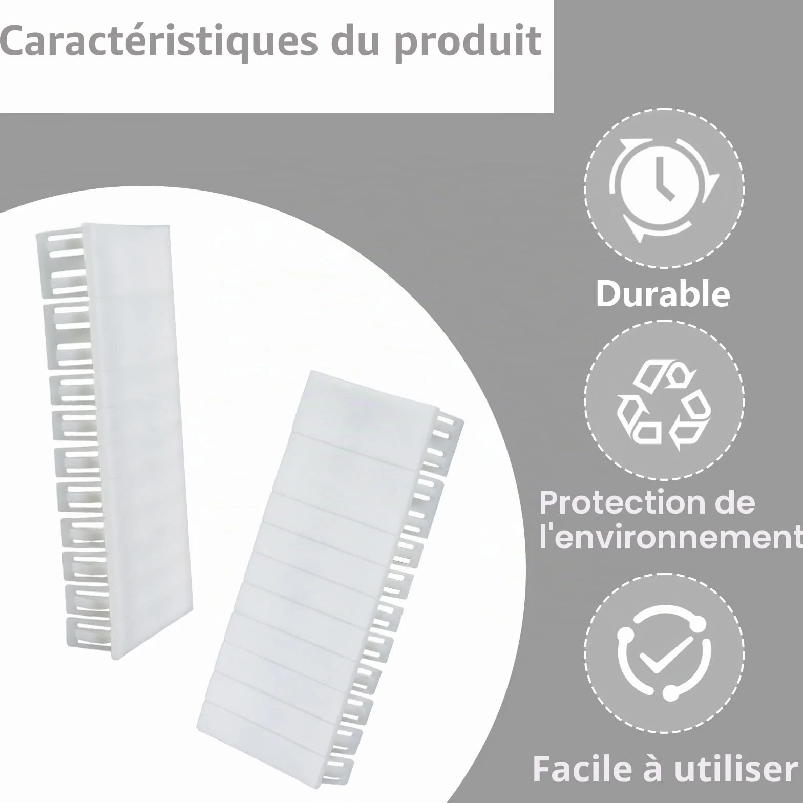 Caches modulaires 6TE extensibles 12TE pour coffret électrique Compatibles F-Tronic Hager Hensel