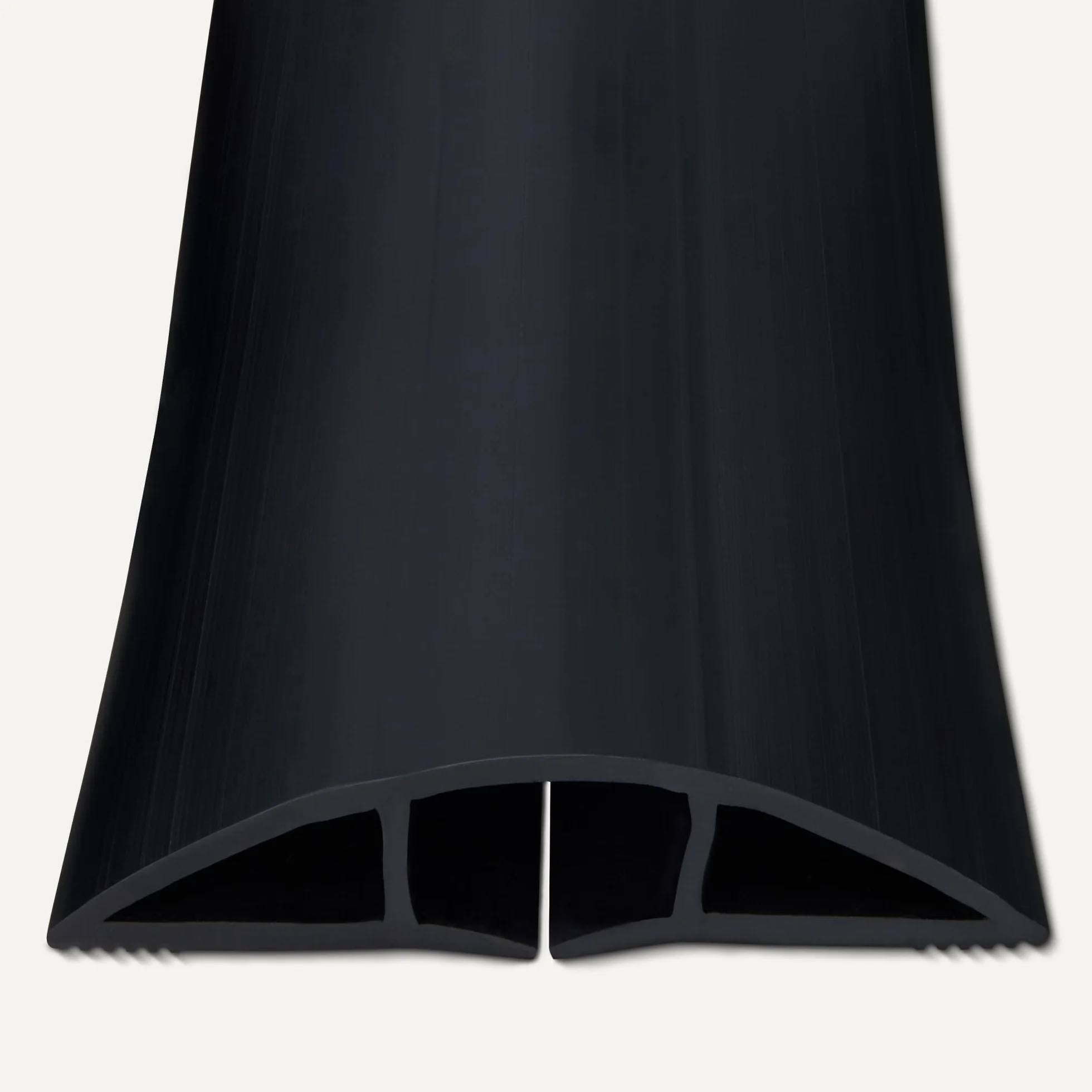 Amazon Basics Housse de cordon de sol, 1,82 m, 6,6 cm, noir