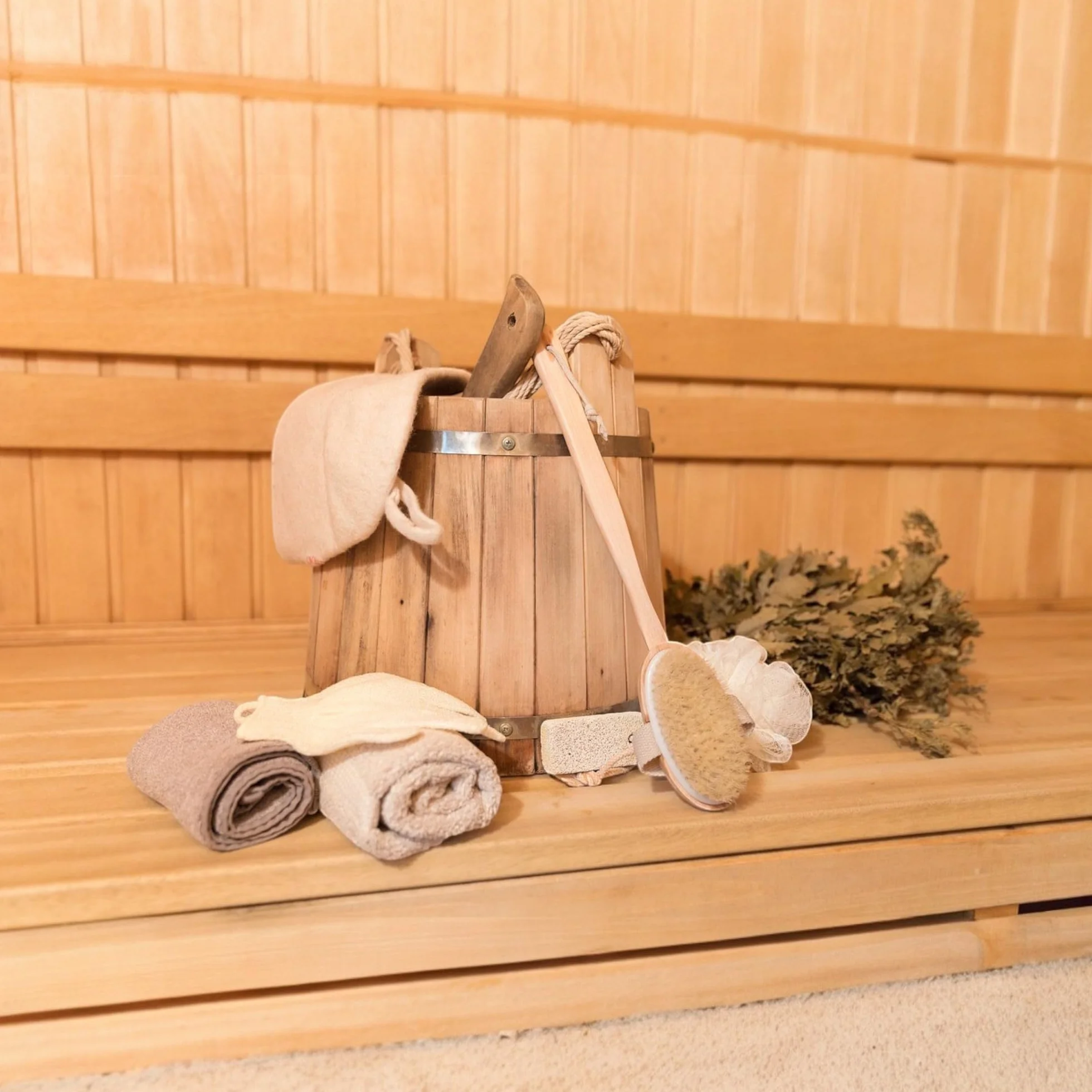 Chapeau de Sauna en Feutre 100% Coton GMMH