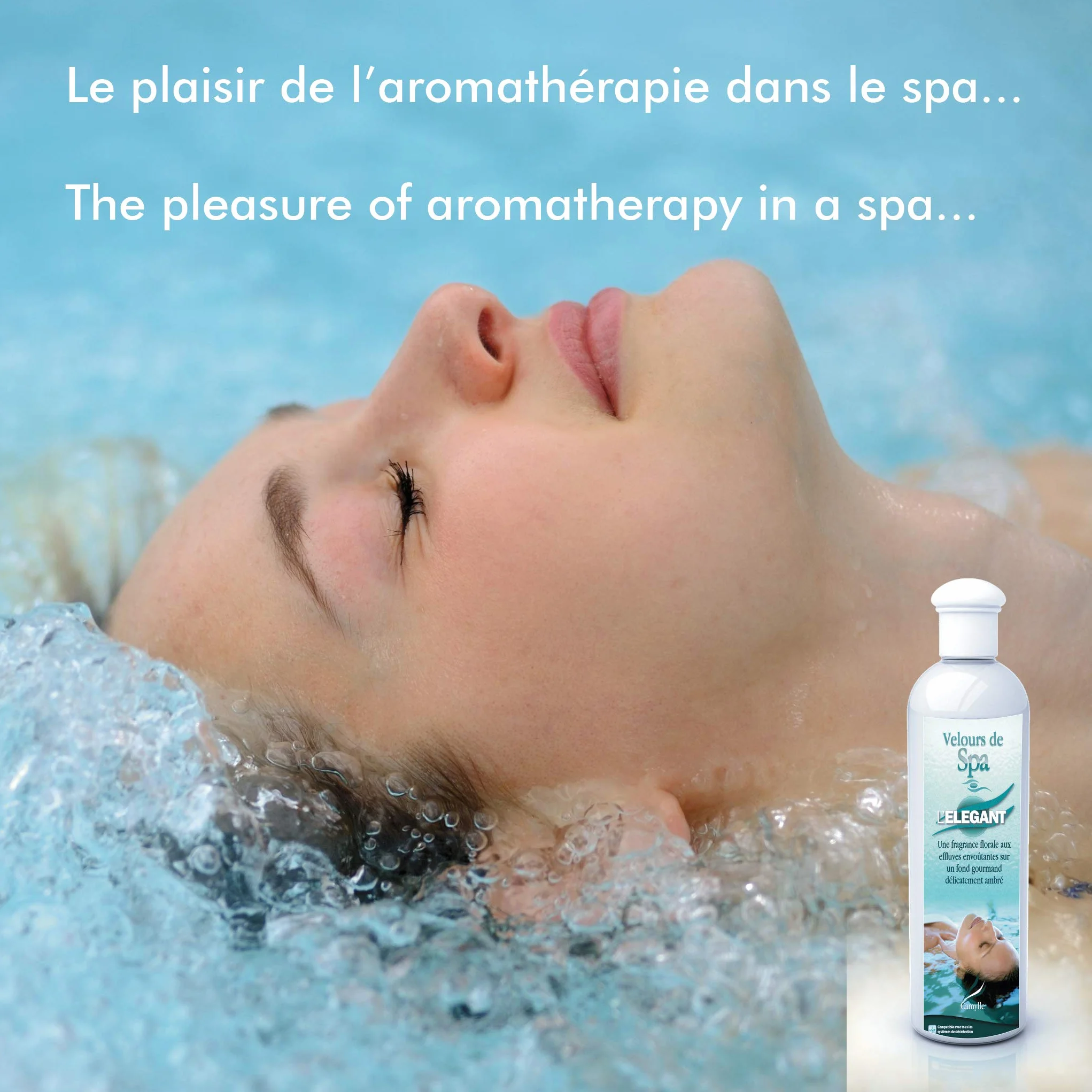 Camylle Velours de Spa Safe MONOÏ Parfum pour l'eau du Spa Fragrance Solaire et Florale 5000ml