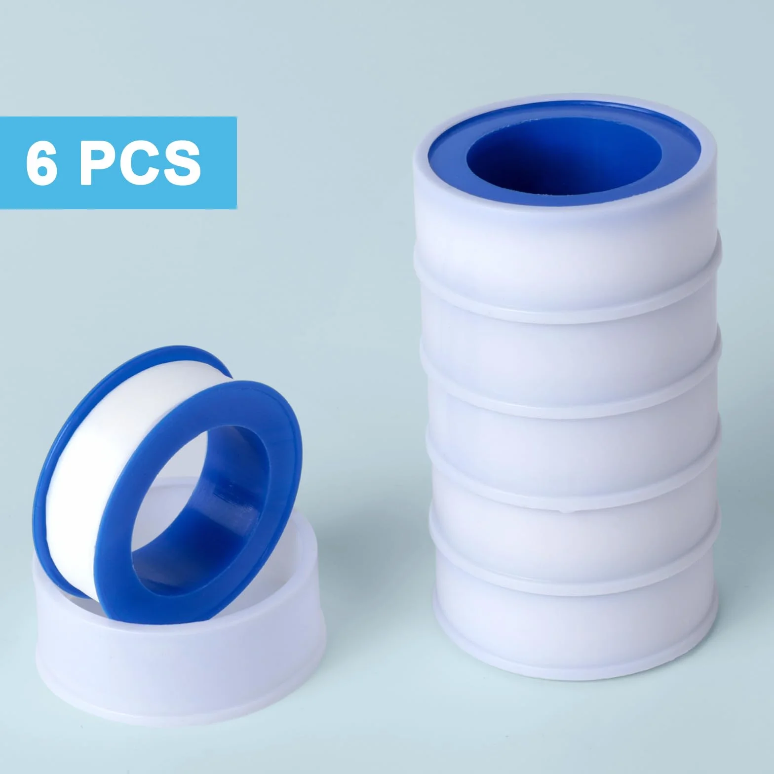 Ruban d'étanchéité en Téflon PTFE 13mm x 10m Lot de 6 Rouleaux Industriel