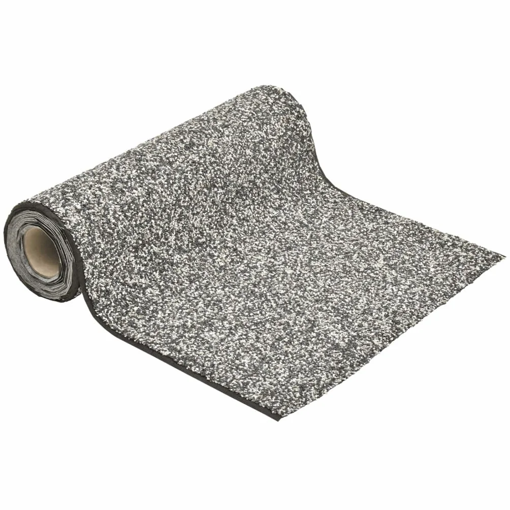 Tomostar Revêtement de Pierre Bâche de Bassin Tapis Gravillonnée Gris 100x40 cm