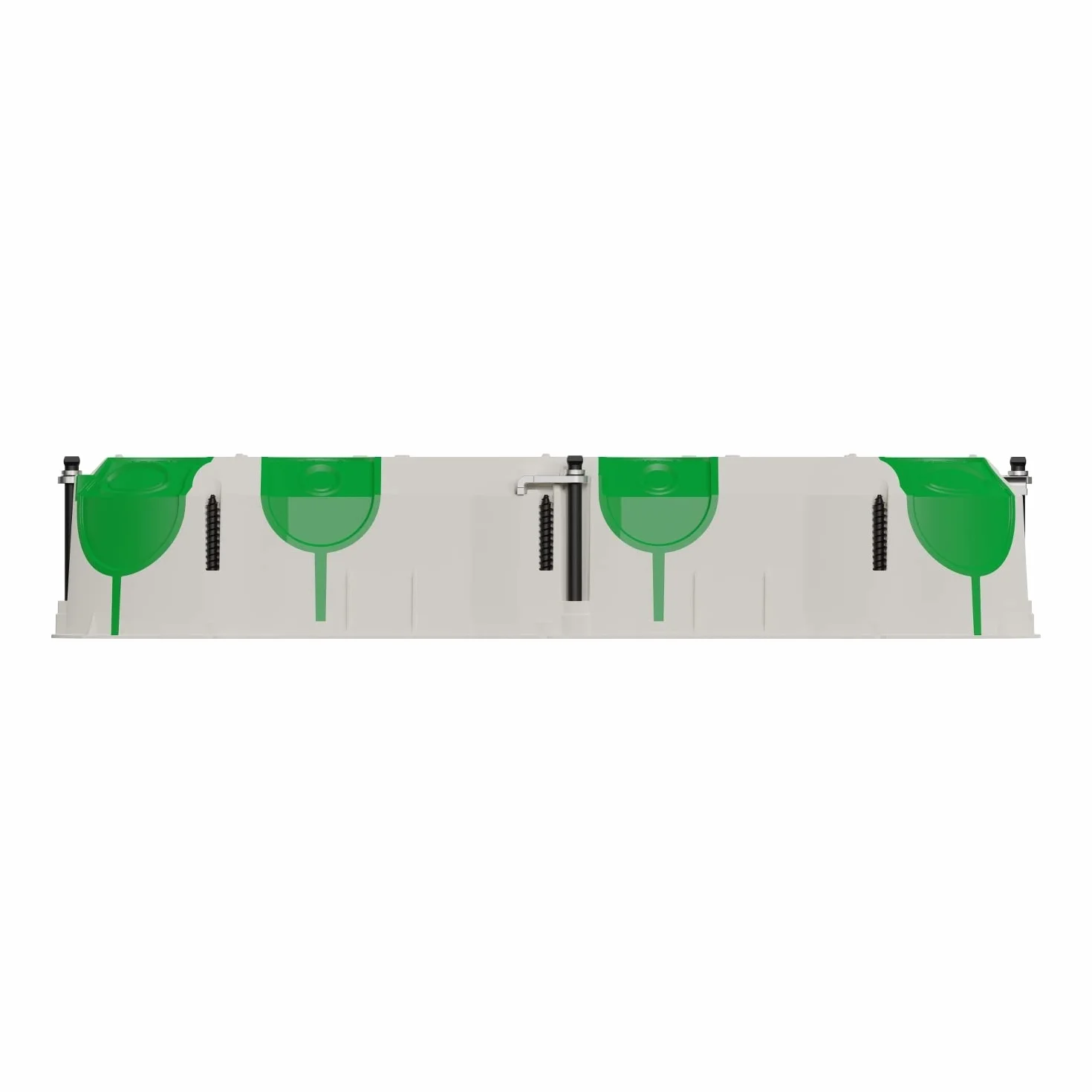 Schneider Electric Multifix air boîte étanche 3 postes entraxe 71mm IMT35031