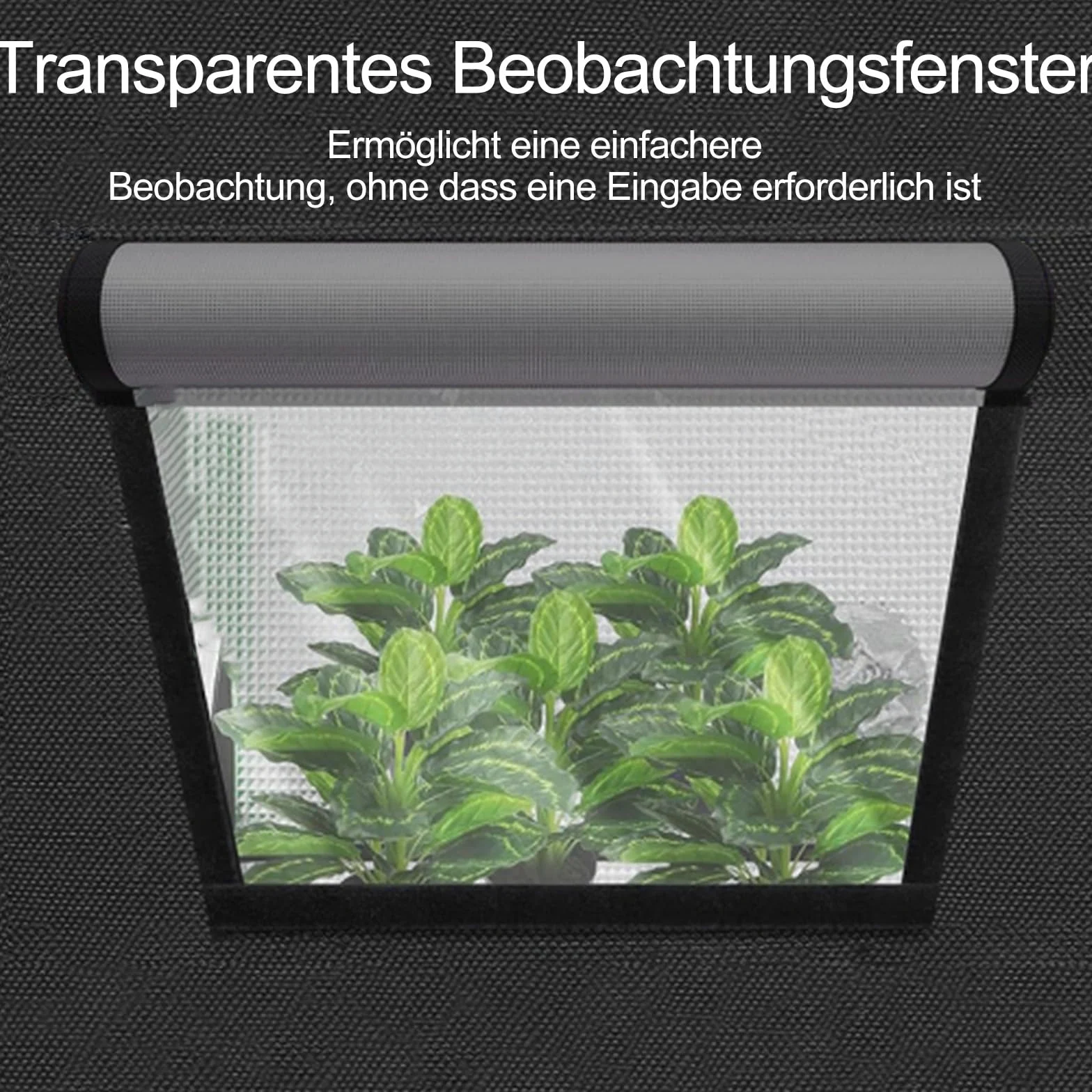SunStream Tente de culture 80 x 80 x 160 cm pour culture hydroponique, tente de culture 600D avec mylar 98 % de réflectivité élevée pour l'intérieur serre tomates