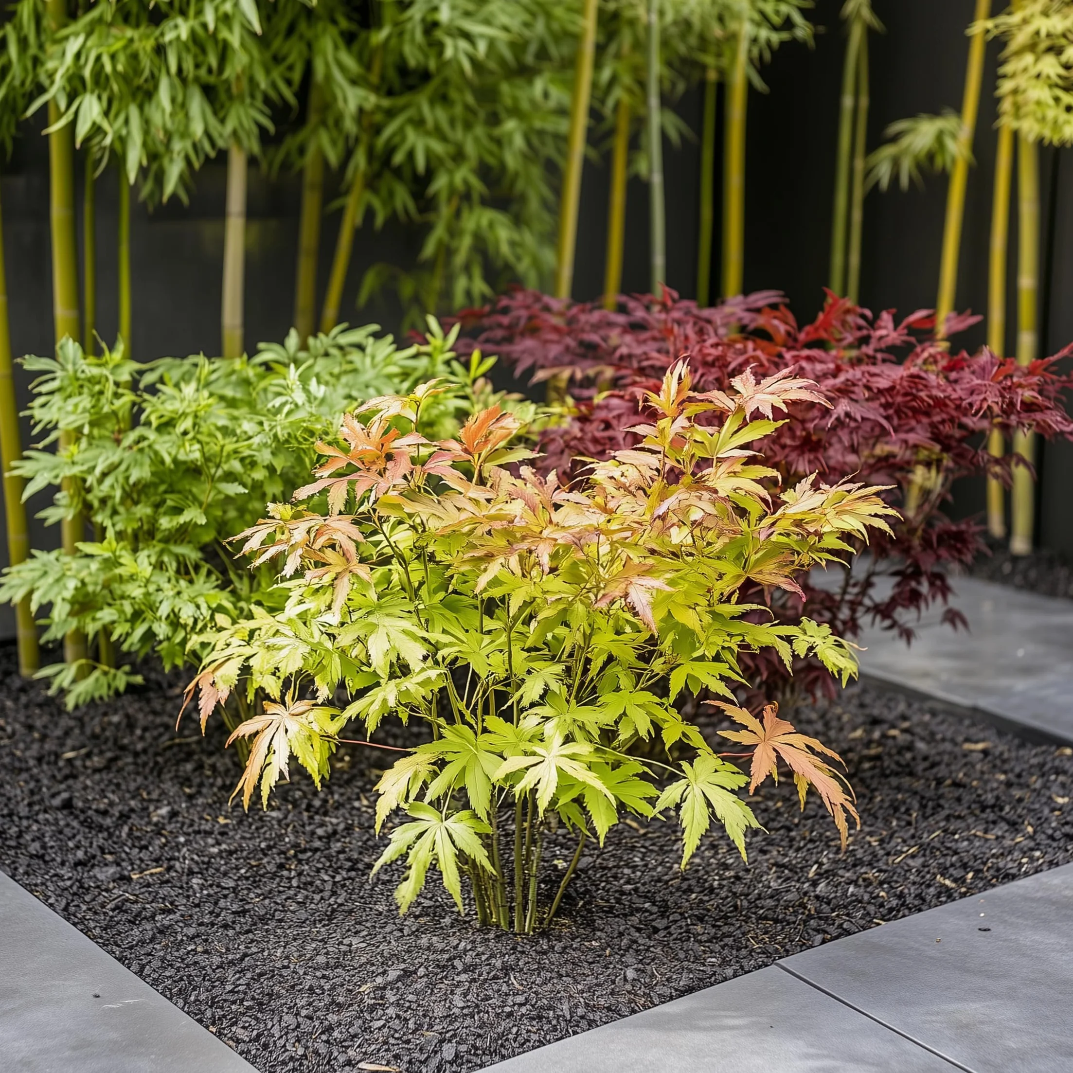 Acer palmatum 'Atropurpureum' 'Going Green' 'Orange Dream' 'Butterfly' - Set de 8 - Pot 10,5cm - Hauteur 25-40cm