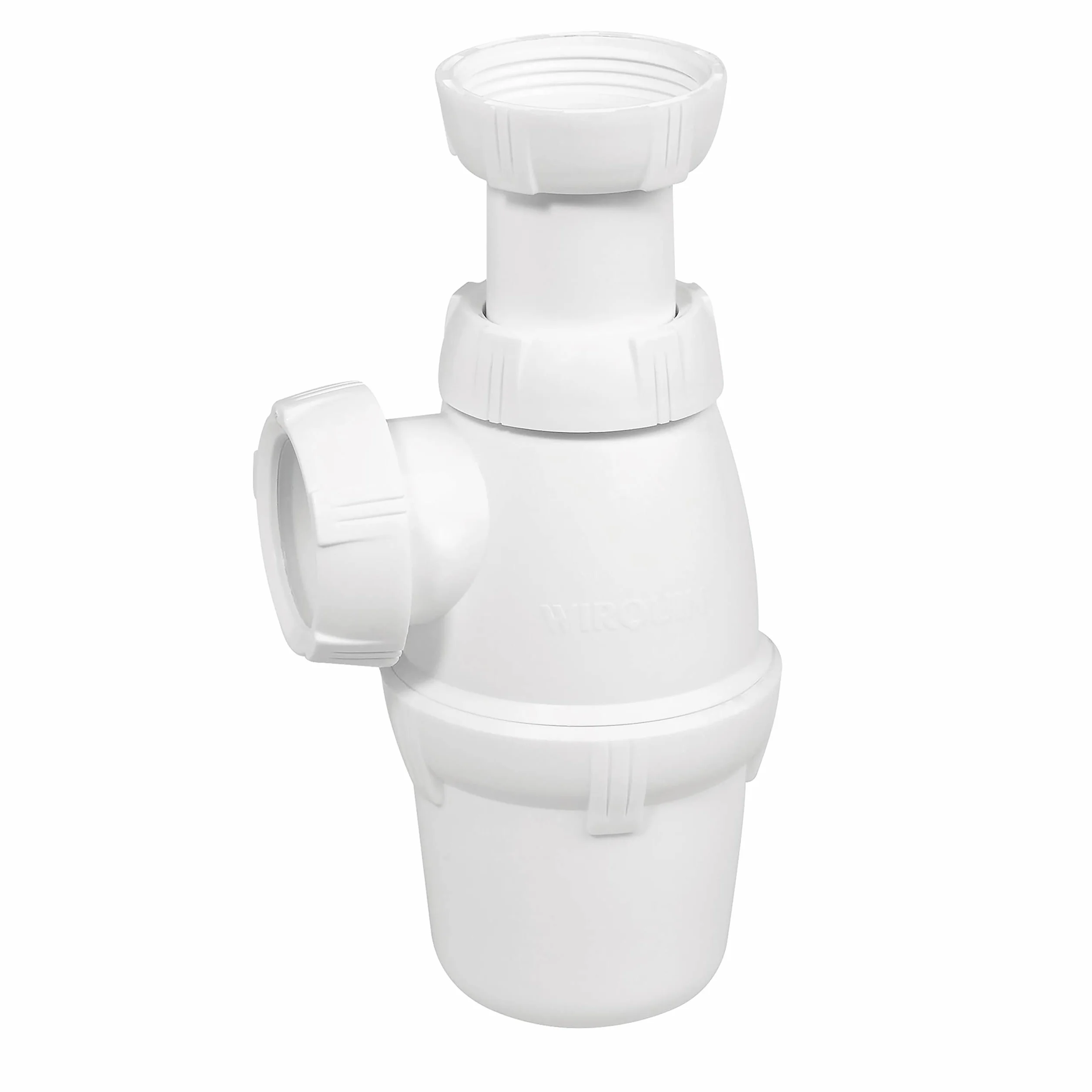 Wirquin Siphon de lavabo réglable en hauteur Ø32 blanc