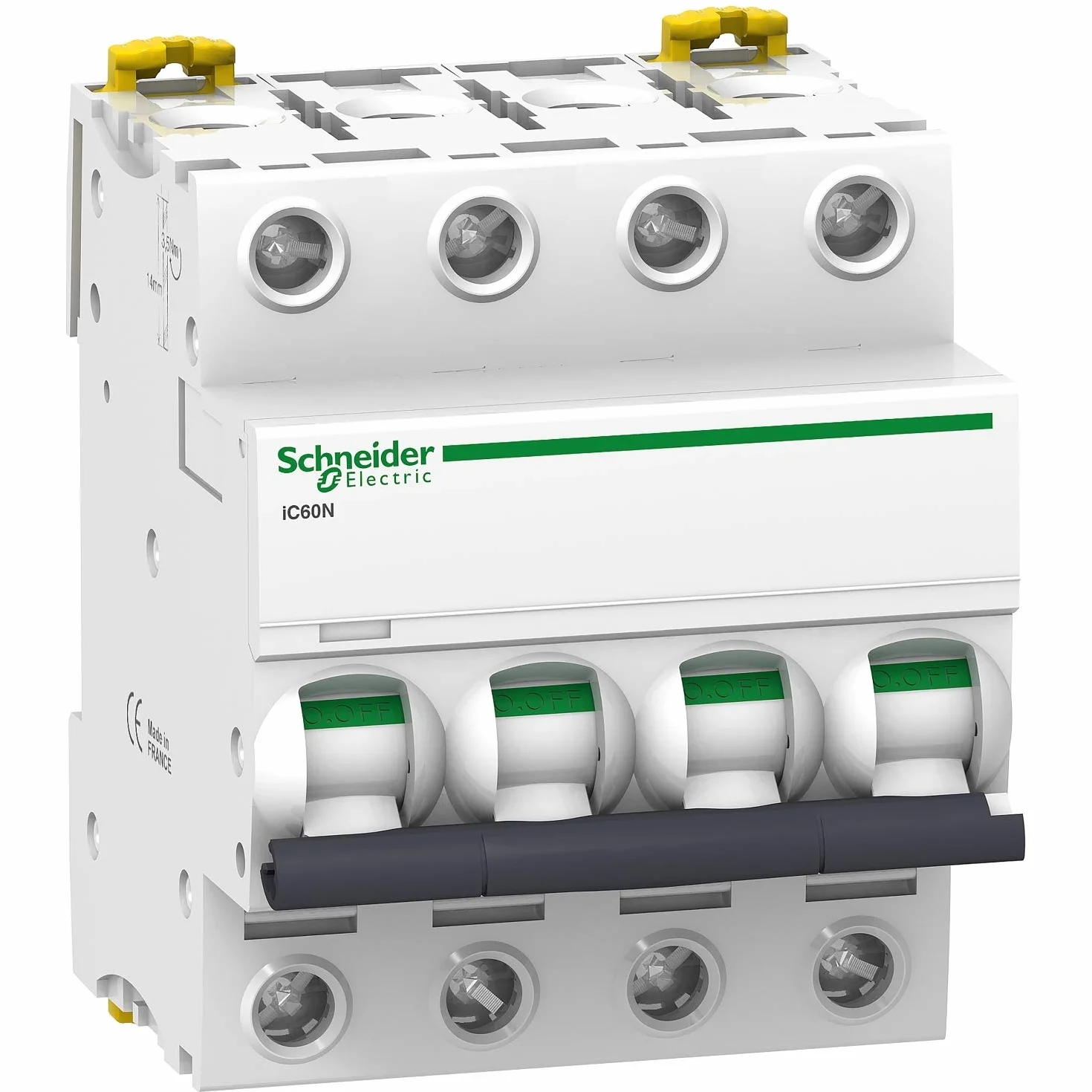 Schneider Electric disjoncteur IC60N 4 pôles 25A courbe B A9F76425