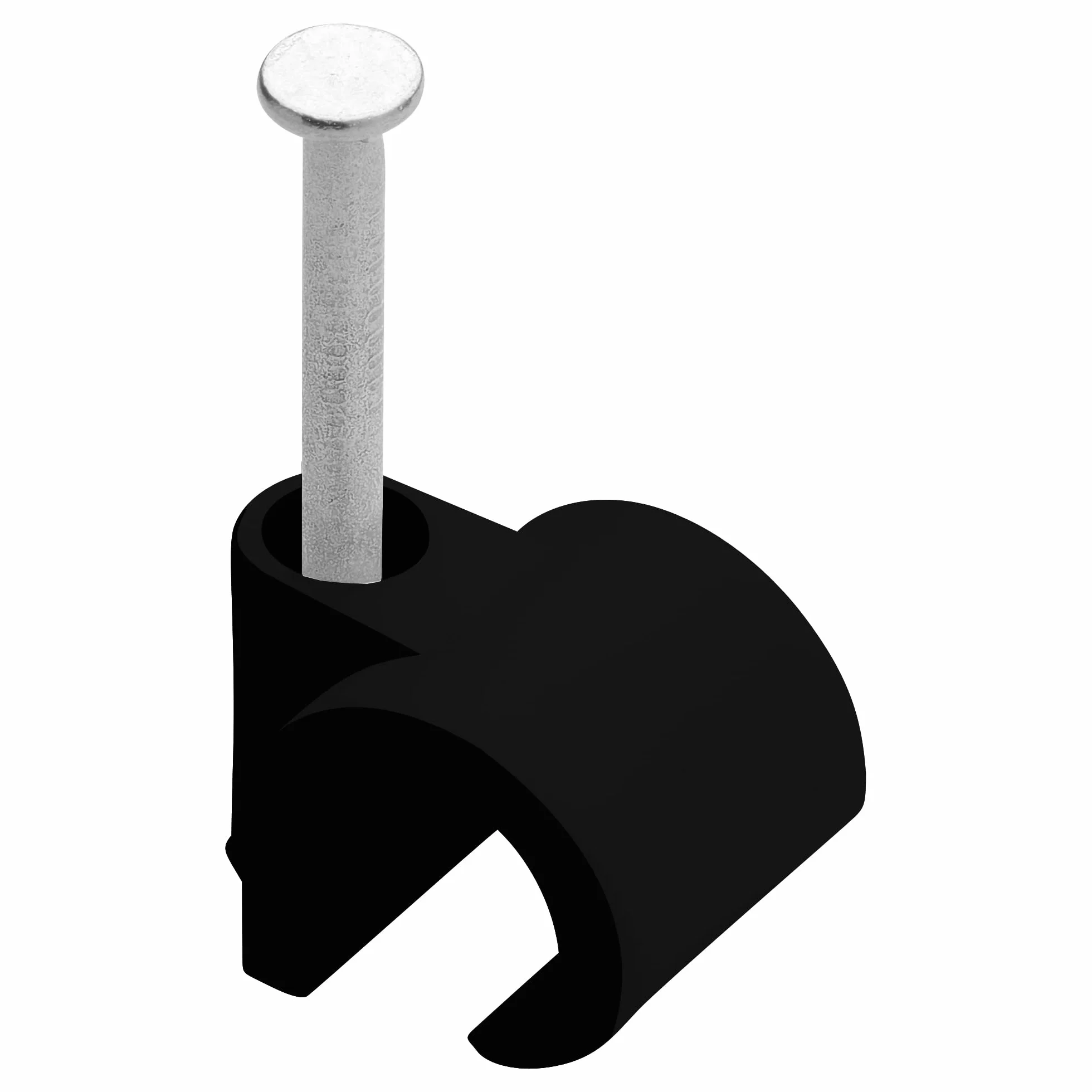 DEBFLEX Attaches-Câbles D8/12 Noir Acier Clips Fixation Câbles Électriques Fils