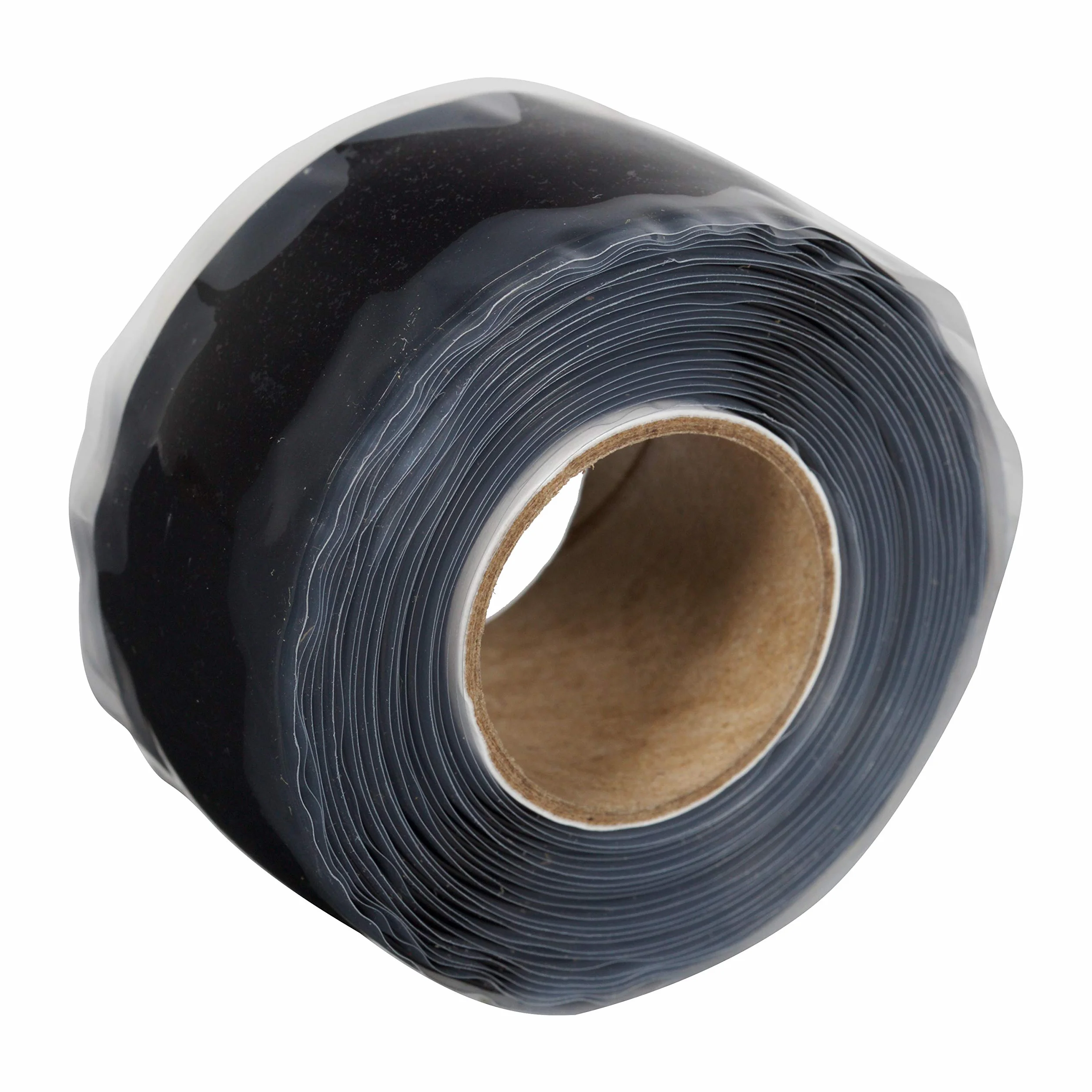 Ruban adhésif de réparation auto-fusible auto-amalgamant 25 mm x 3 m Noir étanche caoutchouc