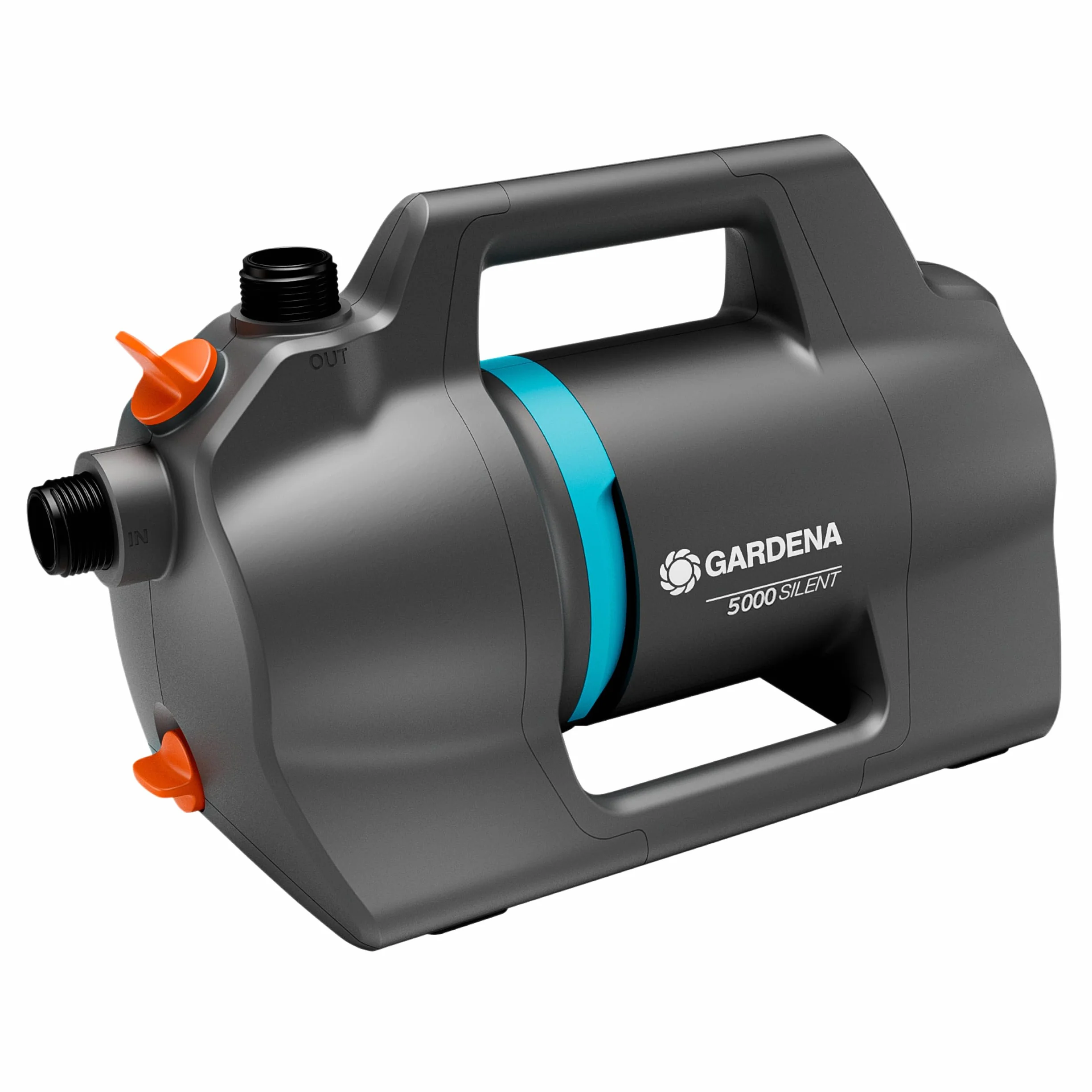 GARDENA Pompe d'arrosage de surface 5000 Silent, 26% débit supérieur, Technologie silencieuse (9080-20)
