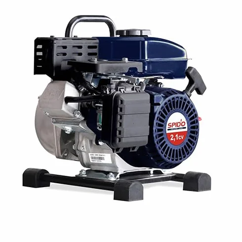 Pompe Thermique SPIDO T 414 Moteur 4 Temps 2,1 CV Débit 12 m³/h 3,6 Bars