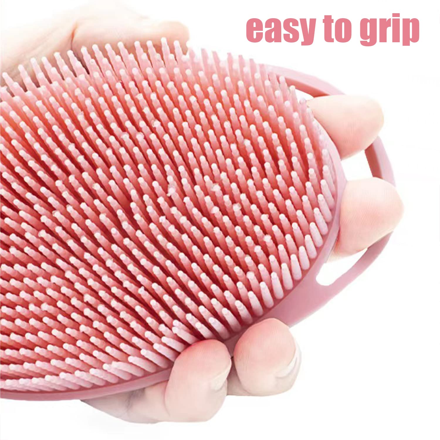 Pink Silicone Exfoliating Body Scrubber