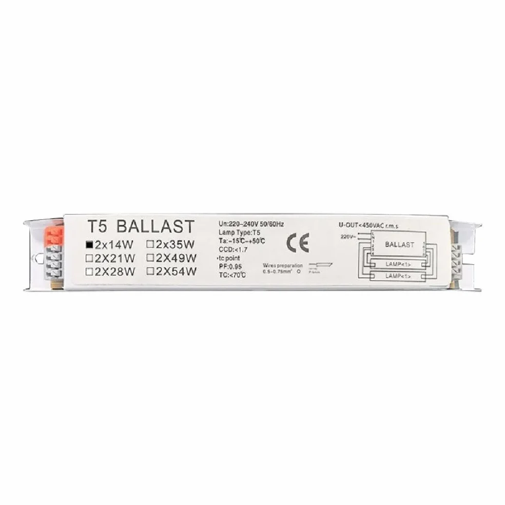 Ballast Électronique Quicktronic Haute Efficacité 220-240V T5 Large Tension Lampe Fluorescente