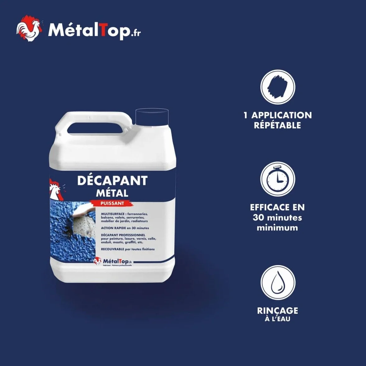 Metaltop Decapant Metal 5 L