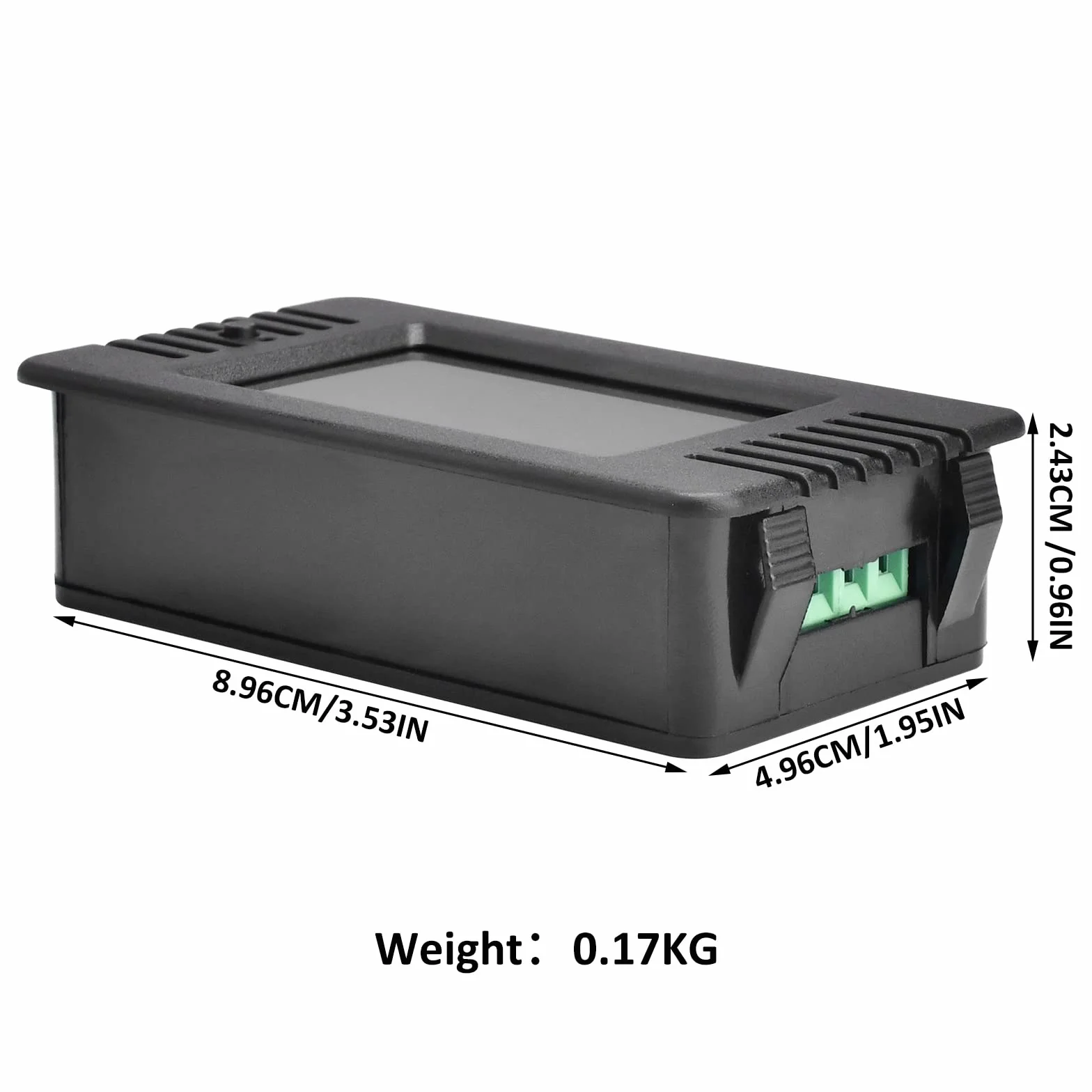 Aideepen LCD Ampèremètre Numérique Voltmètre AC 80-260V 100A, Compteur De Puissance 6-en-1 Panneau De Compteur D'électricité