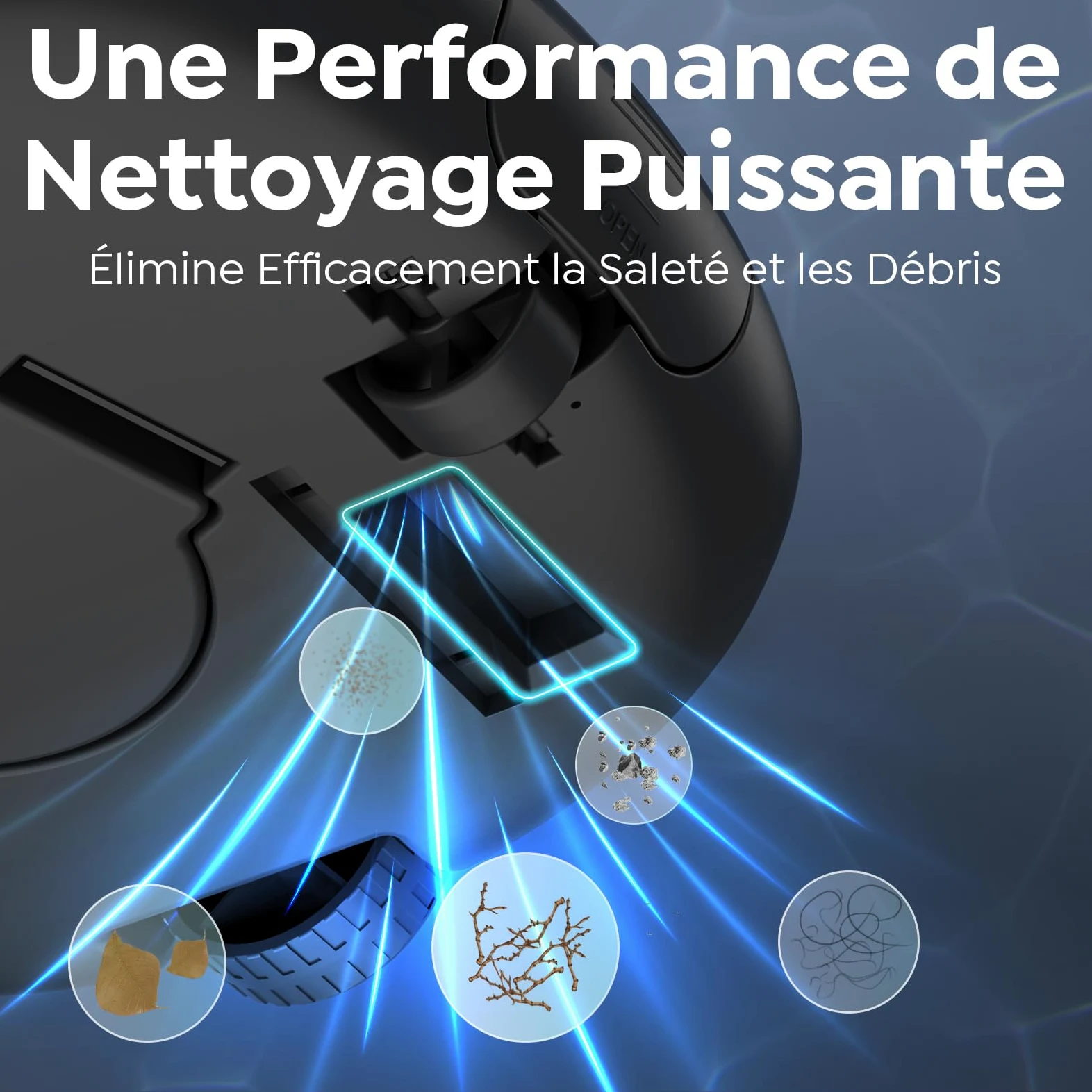 Pleco Se Aspirateur Piscine Hors Sol, 130 Min de Nettoyage Puissant, Charge Rapide en 2,5h, Moteurs à Double Entraînement, Idéal pour Robot Piscine Plat Jusqu'à 85 m²