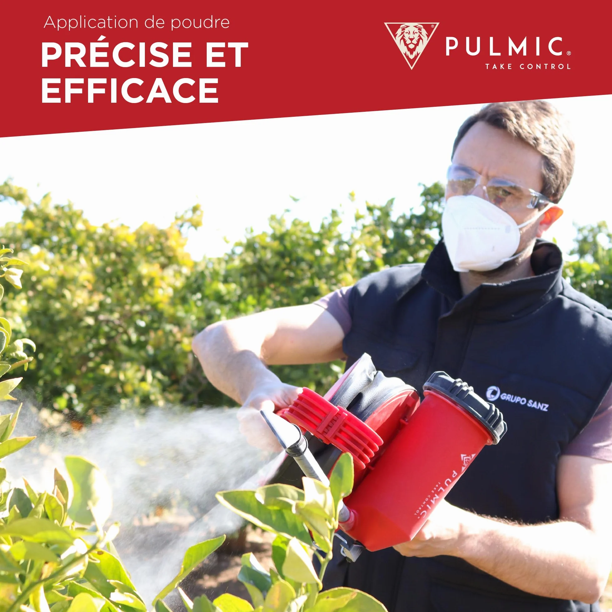 Pulvérisateur Poudre pour Soufre, Terre de Diatomées, Insecticides et Poudre Anti Insectes – Poudreuse avec Buse Diffuseur Orientable – Soufflet pour Fumigation avec Agitateur Interne Souffleur 1500 g