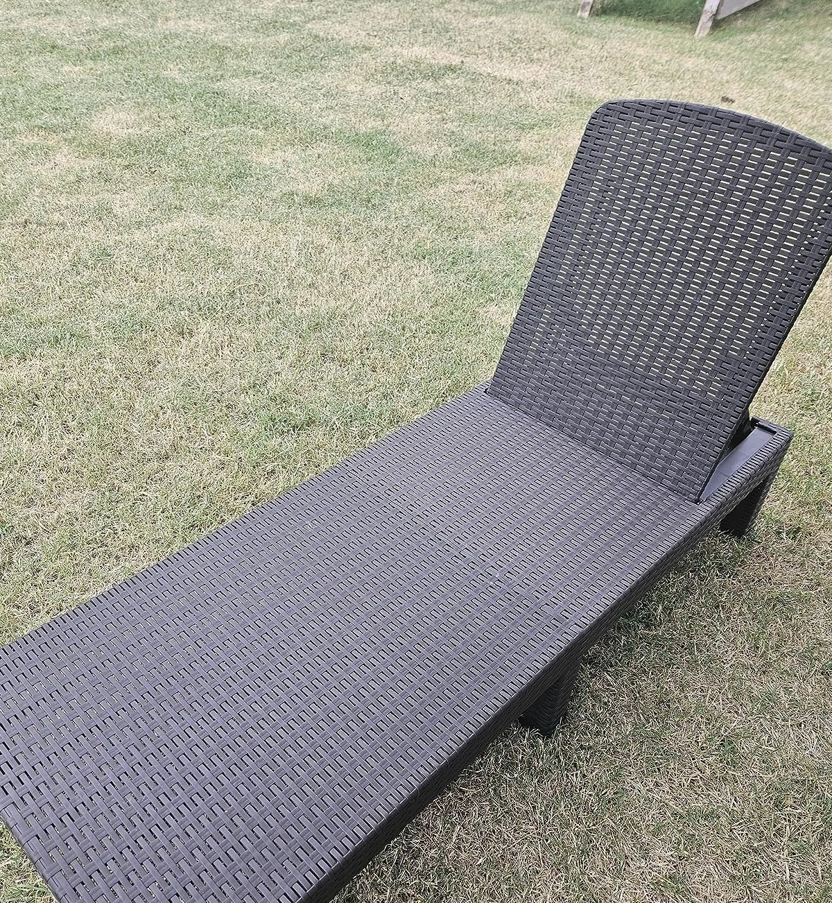 Lot de 2 Bain de Soleil Pliant avec Coussin,Chaise Longue Pliable Exterieur,Positions reglables,Durable et Facile a Nettoyer (Lot de 2 avec Coussin)