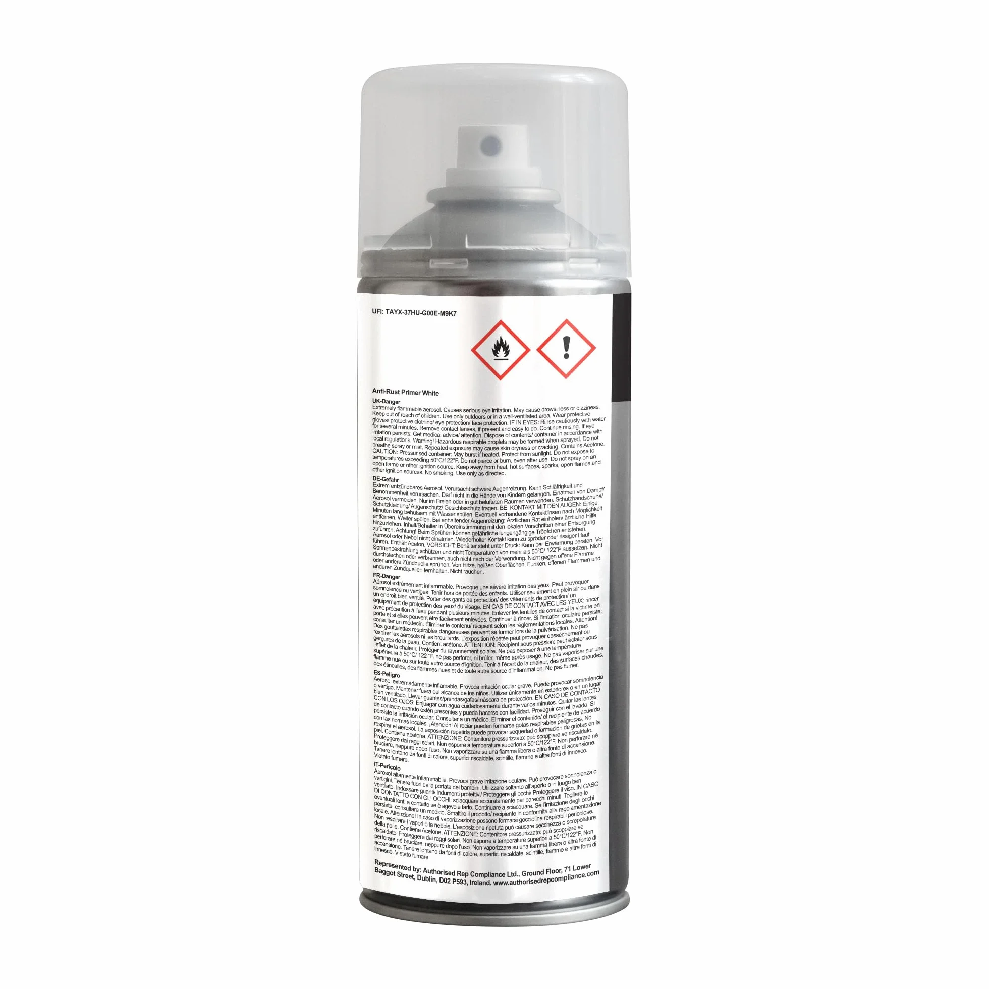 JENOLITE Apprêt Antirouille Blanc 400ml Haute Performance Protection Contre la Rouille