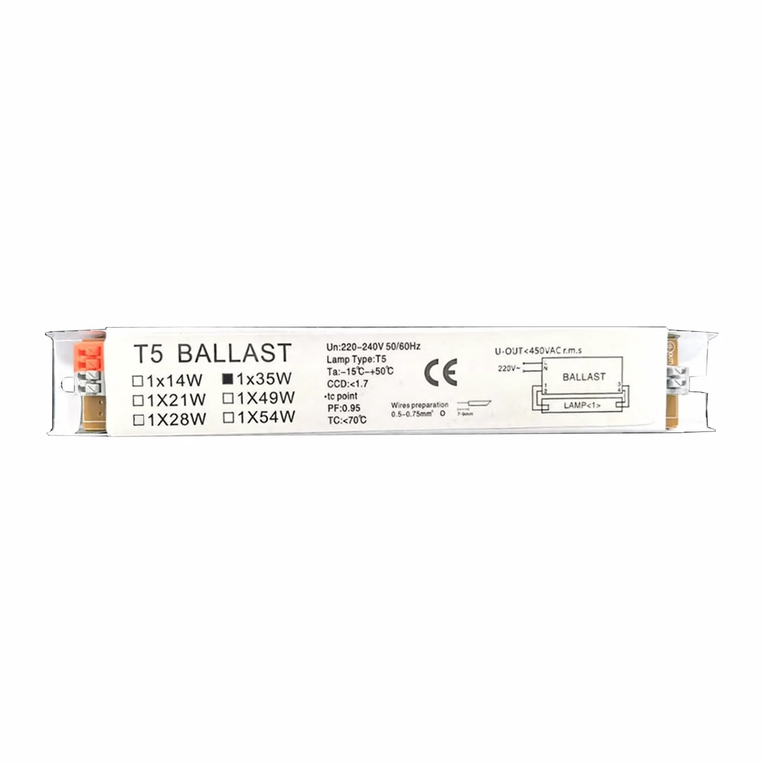 Ballast Électronique Quicktronic Haute Efficacité 220-240V T5 Large Tension Lampe Fluorescente
