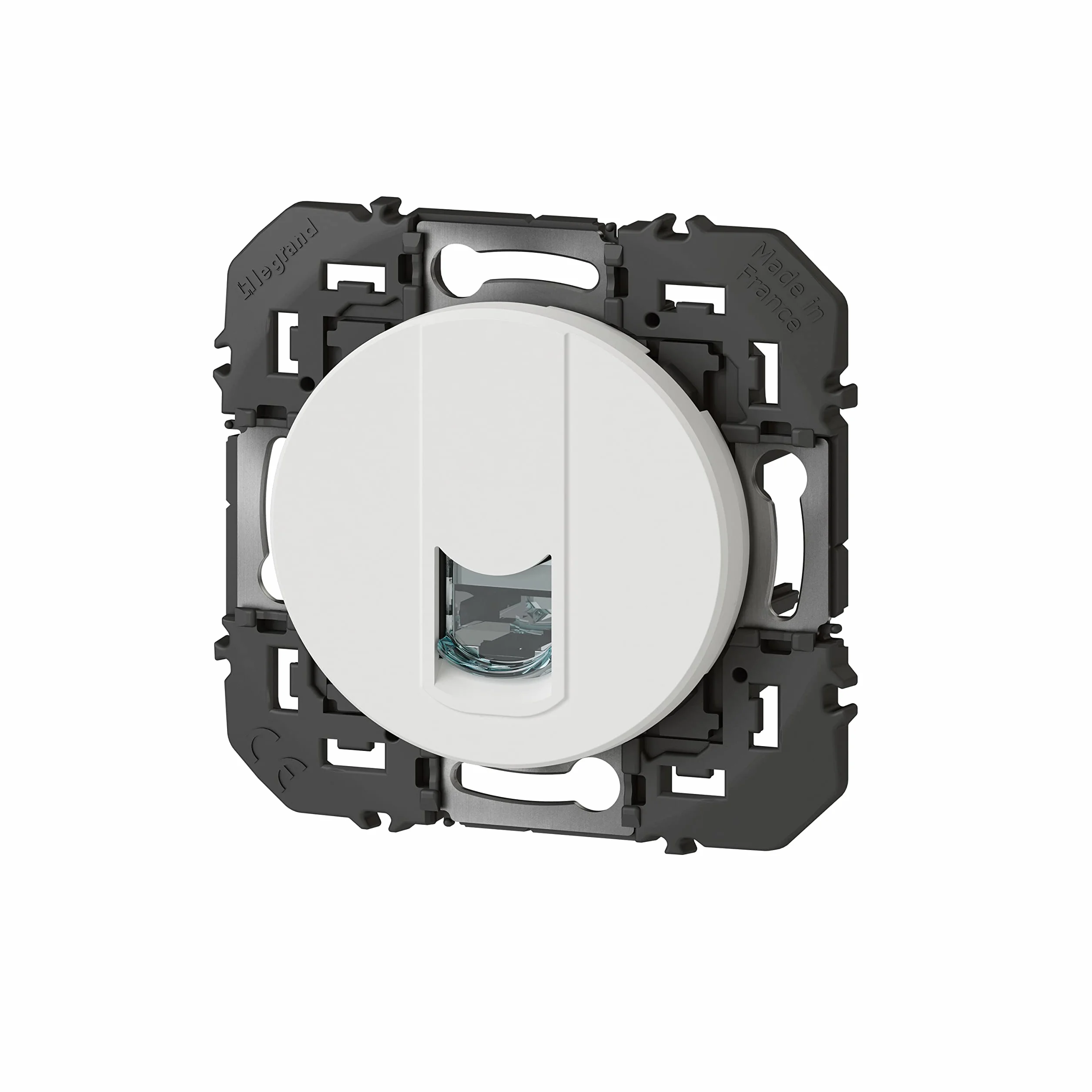 LEGRAND Prise Ethernet RJ45 Cat. 6 STP Murale Blindée Gigabit Blanc