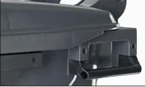 ESE Conteneur à déchets Professionnel 660 L - Robuste et éco-Responsable 100% recyclé - Poubelle 4 Roues dont 2 avec Frein - Anthracite – Fabriqué en France