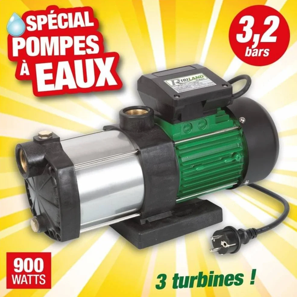 Pompe 3 turbine 900W Surface