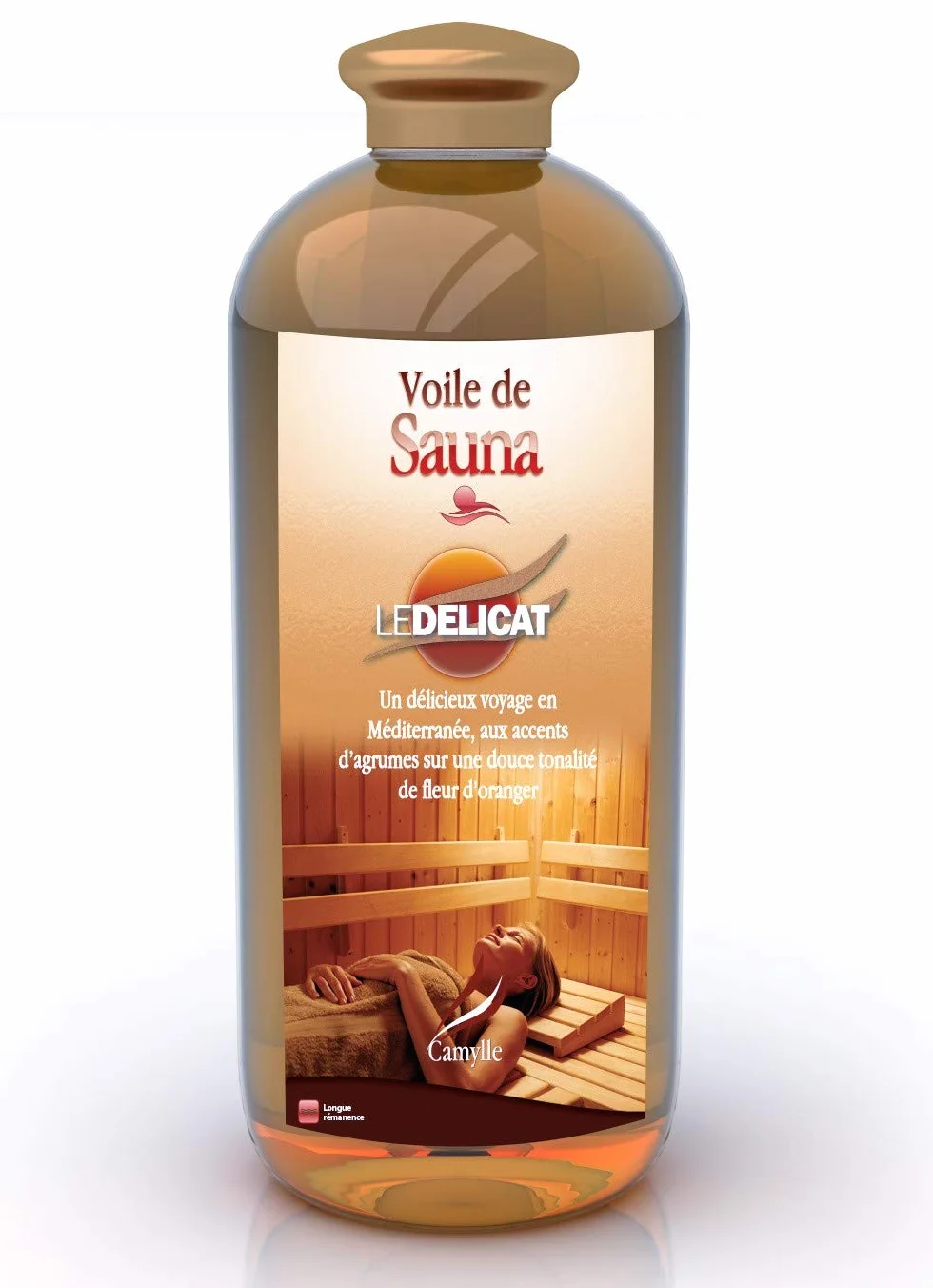Camylle Voile de Sauna Le Délicat Huiles Essentielles 100% Pures Naturelles Agrumes Fleur d'Oranger 1000ml