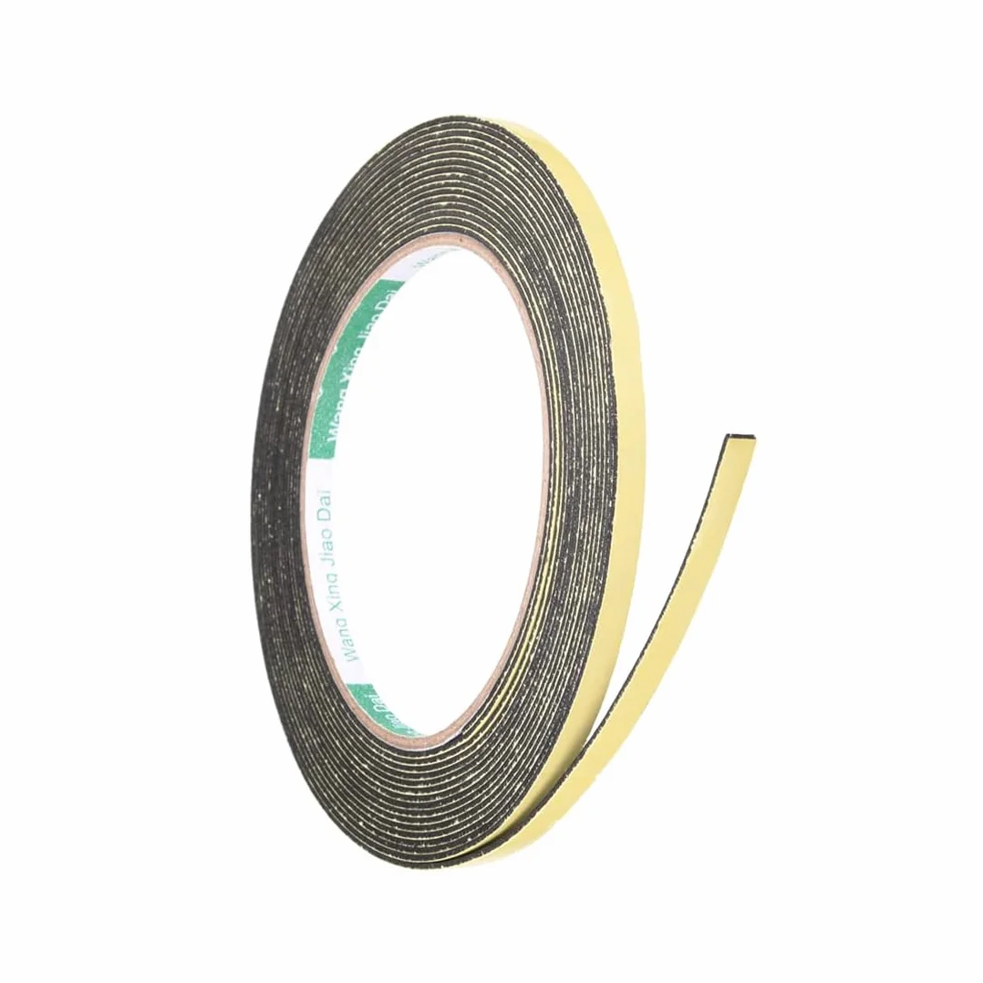 MACHSWON Ruban adhésif en mousse EVA résistant aux intempéries isolation fenêtres portes voitures 5 mm x 1 mm x 5 m