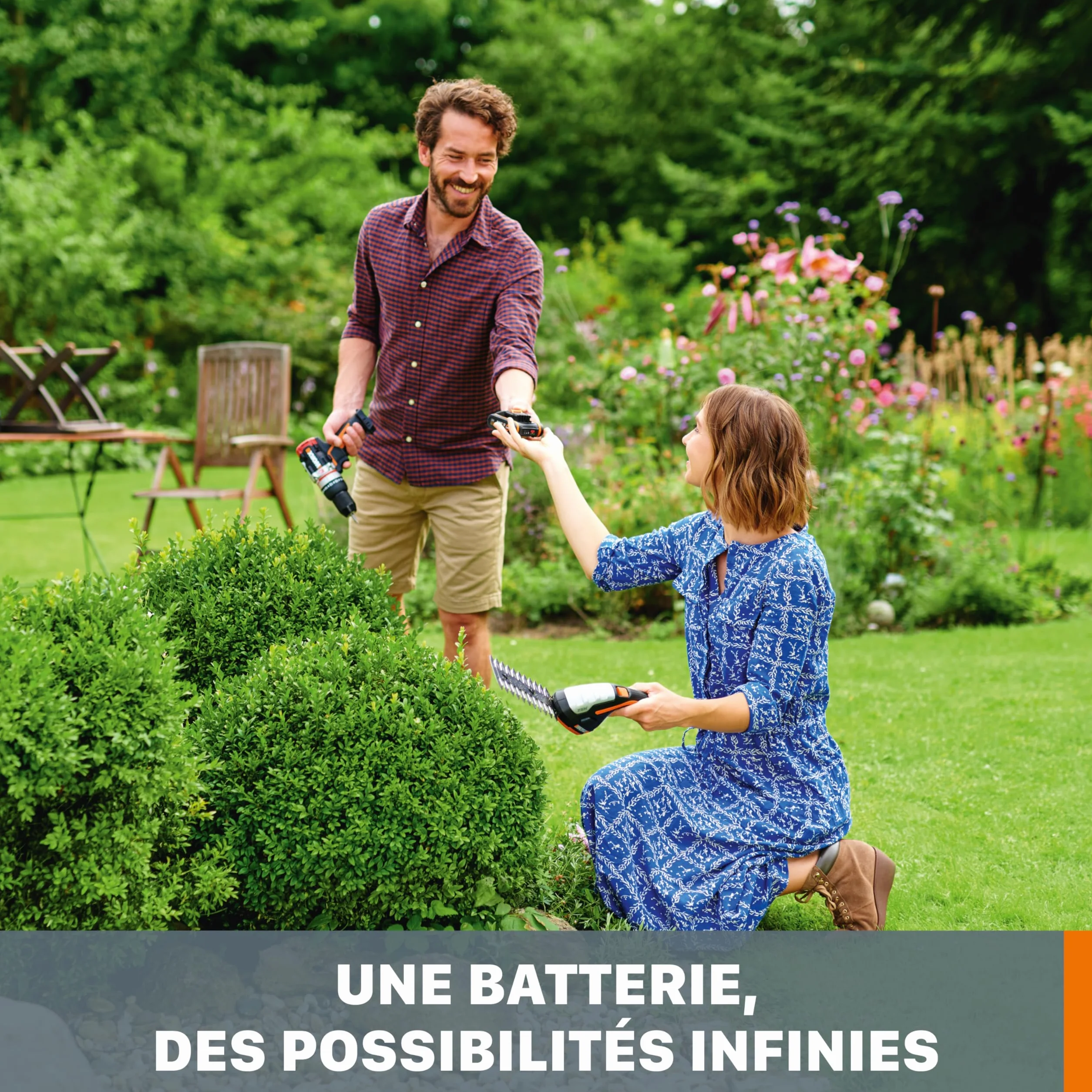 WORX Batterie Powershare Pro Lithium-Ion 20V 2Ah WA3639 Compatible Outils PowerShare