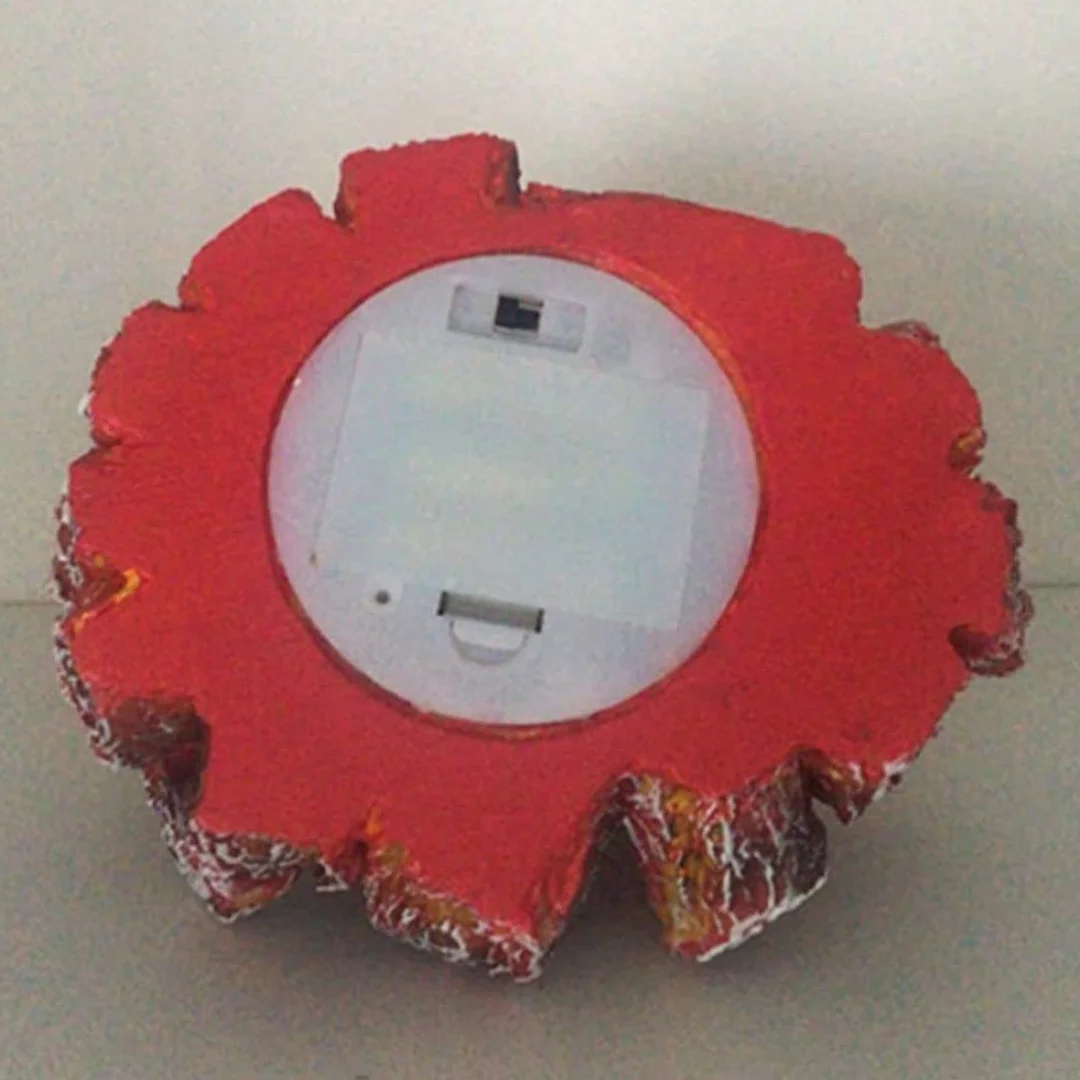 Fausses bûches de cheminée à LED sans flamme