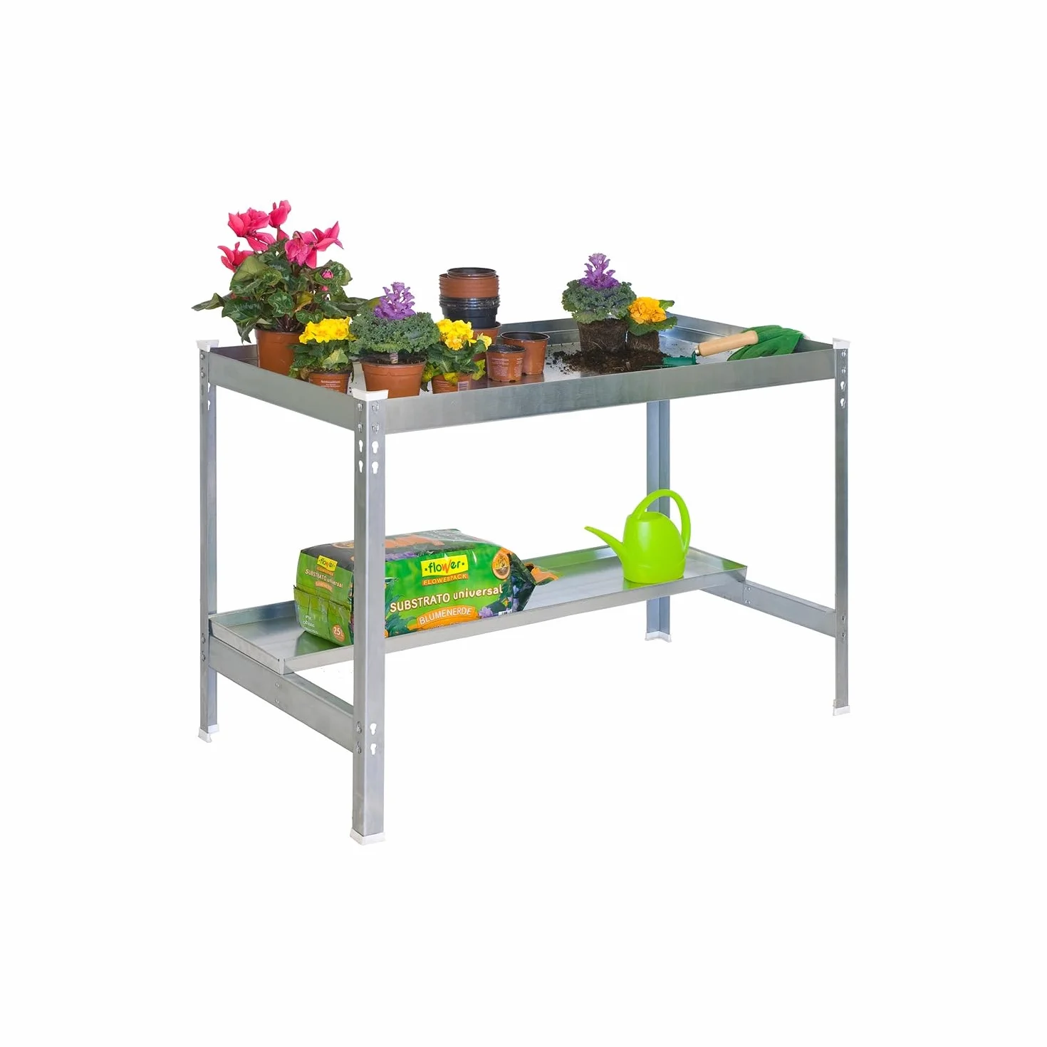 Simon Rack Table de rempotage 840x1200x600 mm Galvanisé