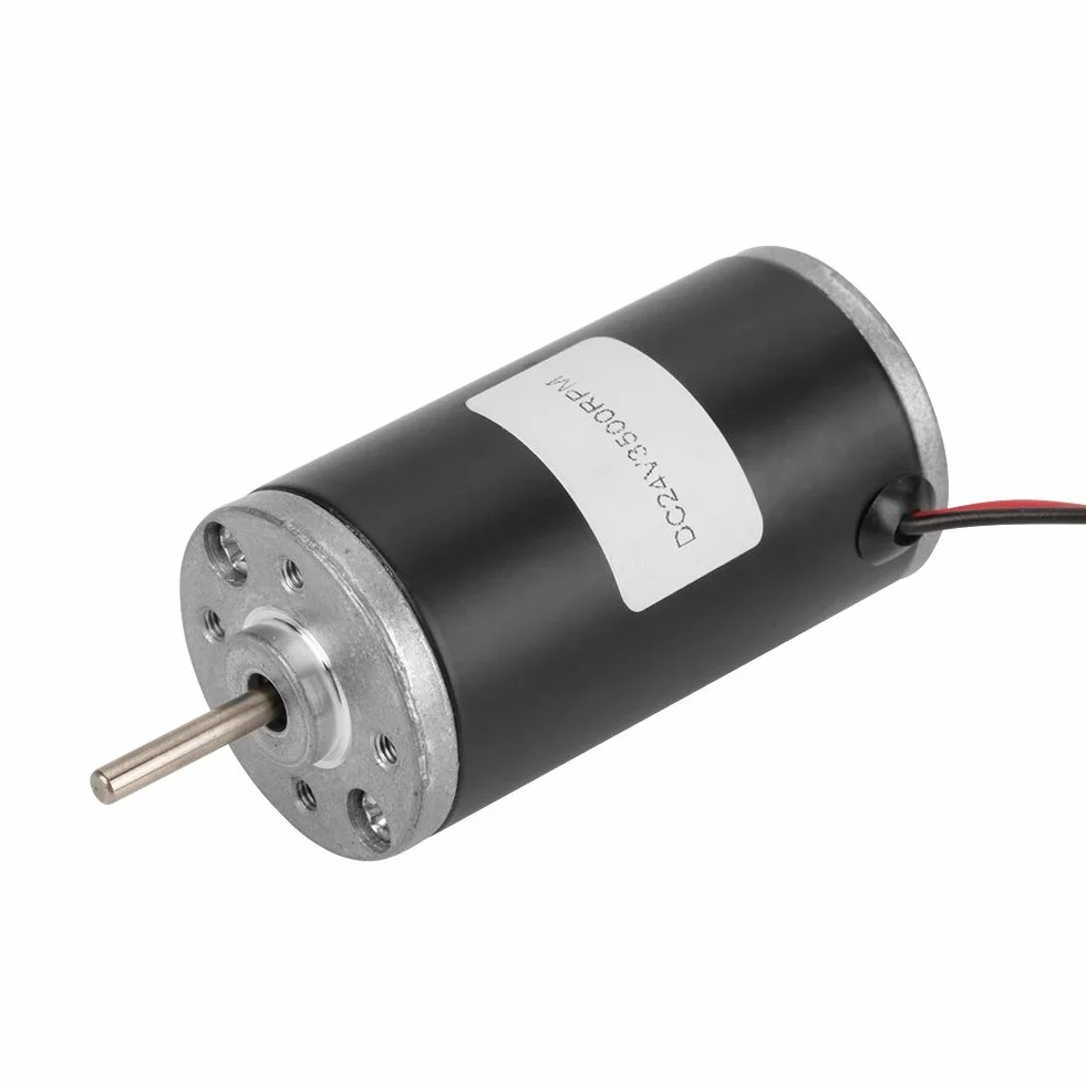 Moteur à aimant permanent 31ZY 24V 3500-8000RPM moteur balayé électrique CW/CCW