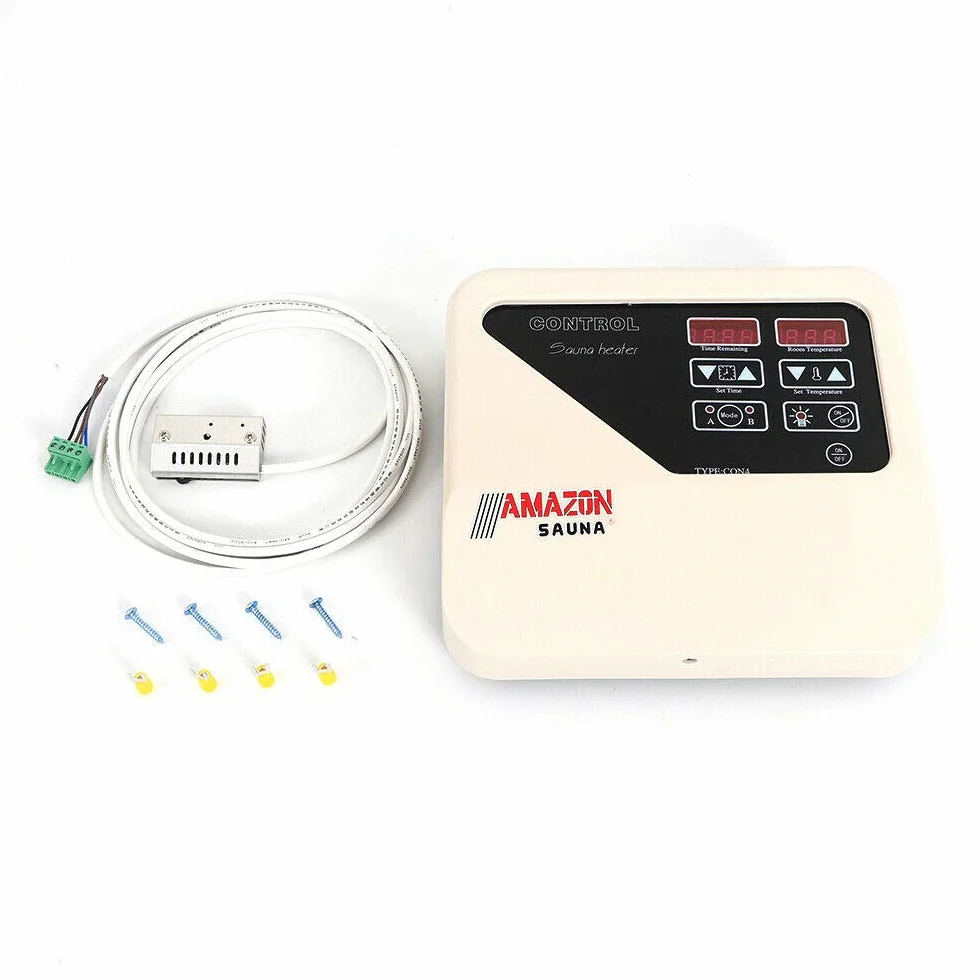 Unité de commande pour sauna 220-245 V 3-9 kW externe 40-105 °C protection surchauffe