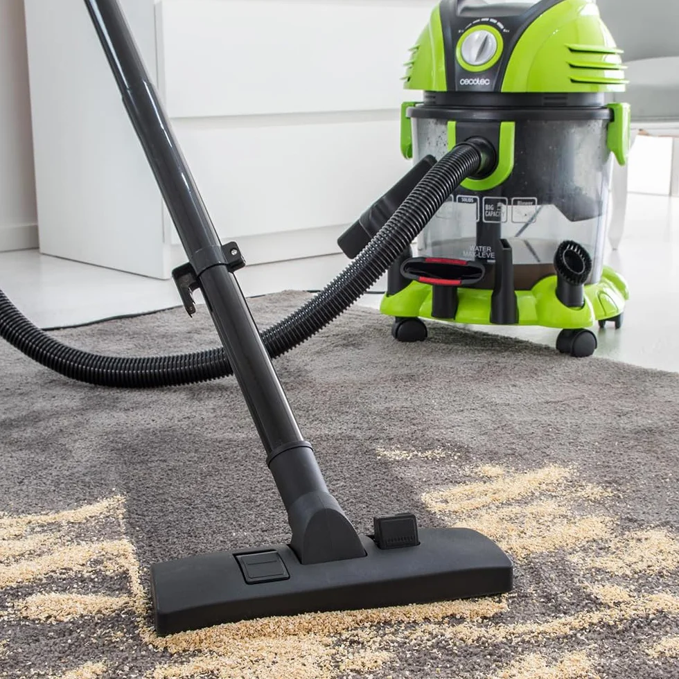 Cecotec Aspirateur sans Sac Wet&Dry 1200W 15L HEPA 7 Mètres 5 Accessoires