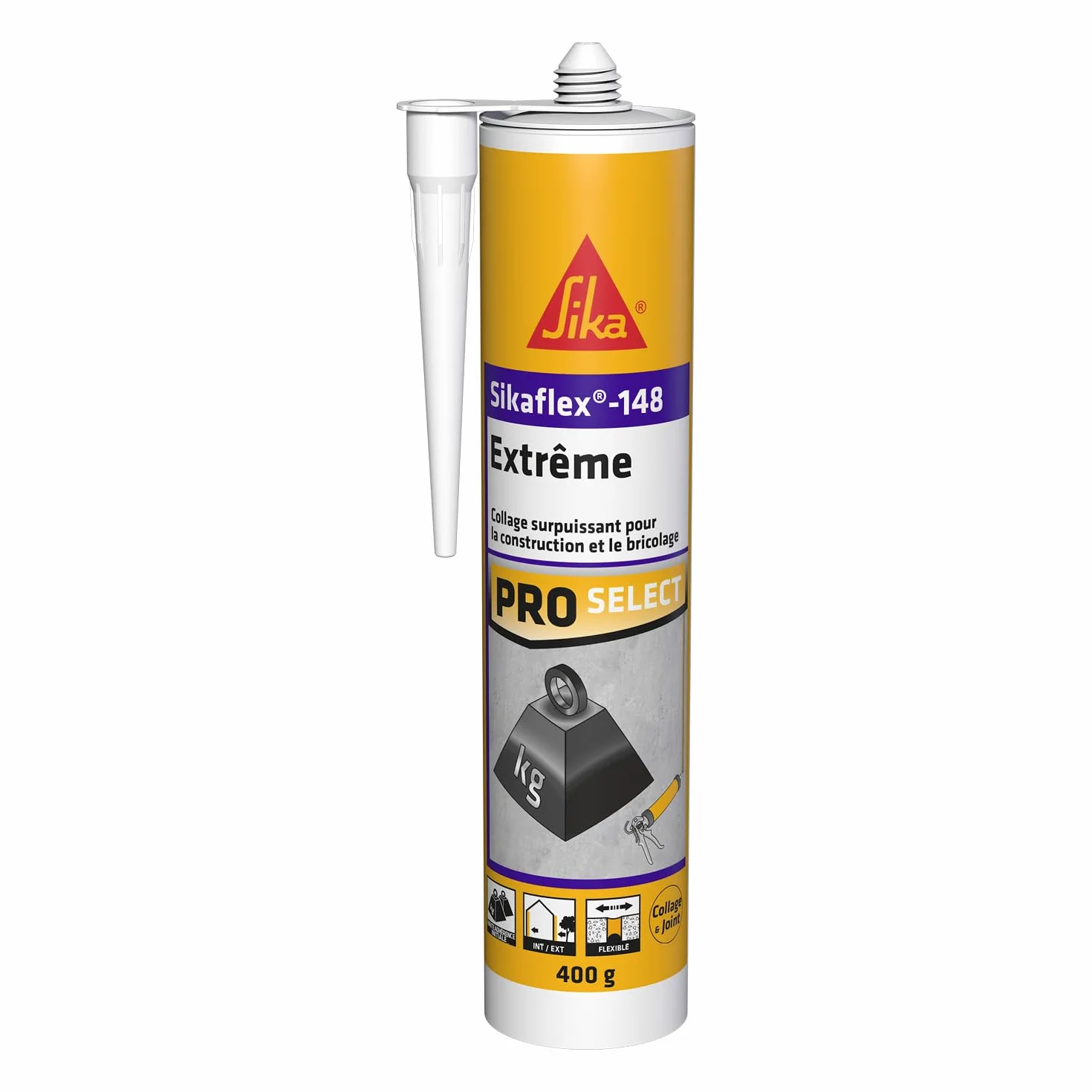 SIKA Sikaflex-148 Extrême Blanc Colle de fixation élevée 290ml