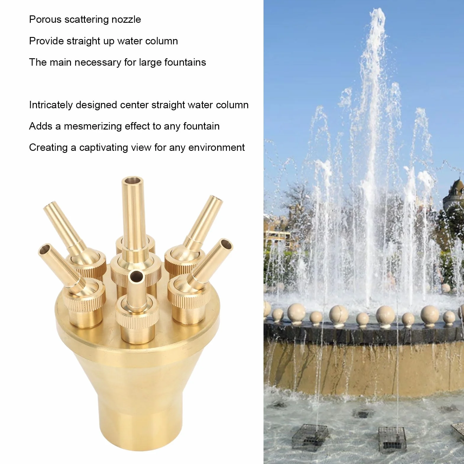 Pulvérisateur de fontaine G2 pouces ajustement universel haute durabilité
