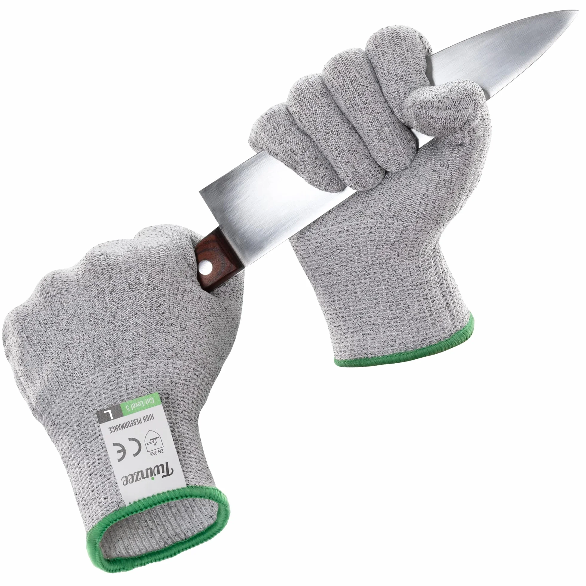 Twinzee Gants Anti Coupure Niveau 5 Protection Taille L