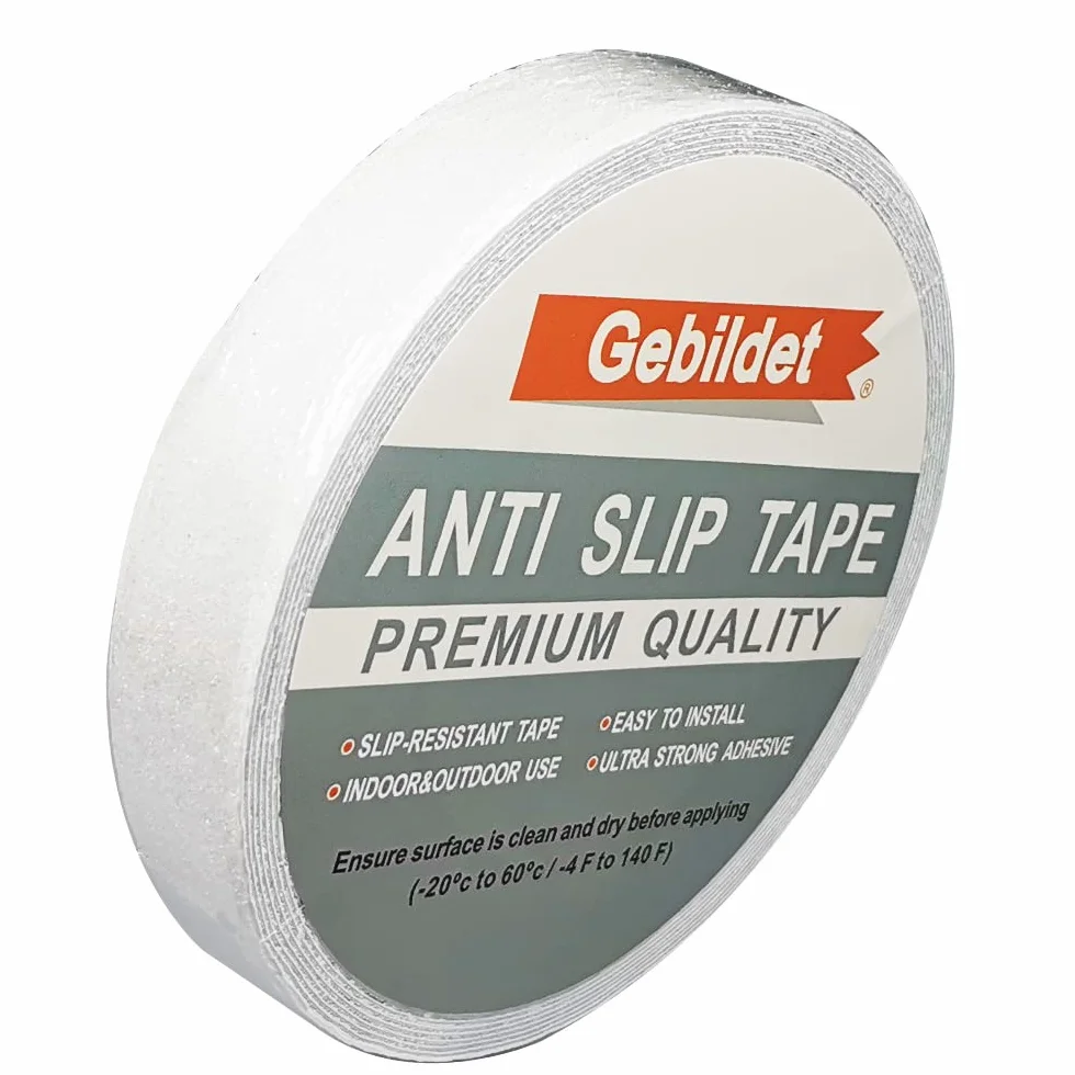 Gebildet Ruban Adhésif Antidérapant Anti-Glissement Sécurité Intérieur Extérieur 2.5cm × 10m Transparent