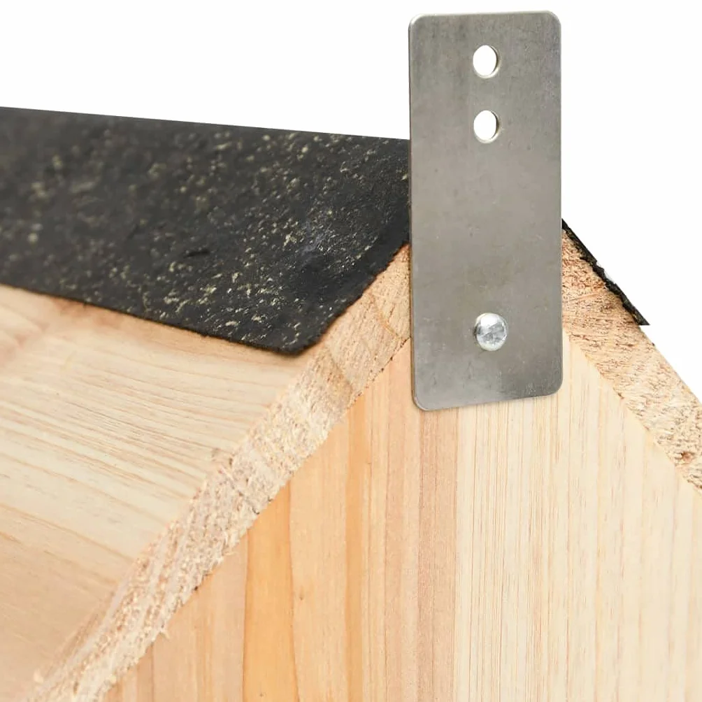 Maison d'écureuil en Bois de Sapin Massif - Nichoir Extérieur 26x25x29 cm