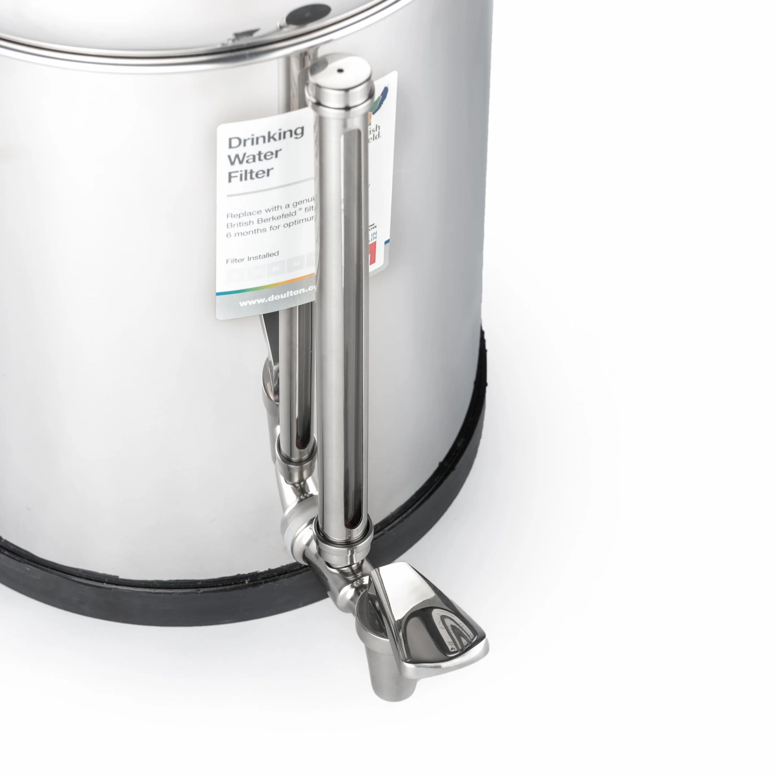 British Berkefeld Robinet À Bec En Acier Inoxydable Avec Jauge De Niveau D'eau Compatible 6-12 Litres