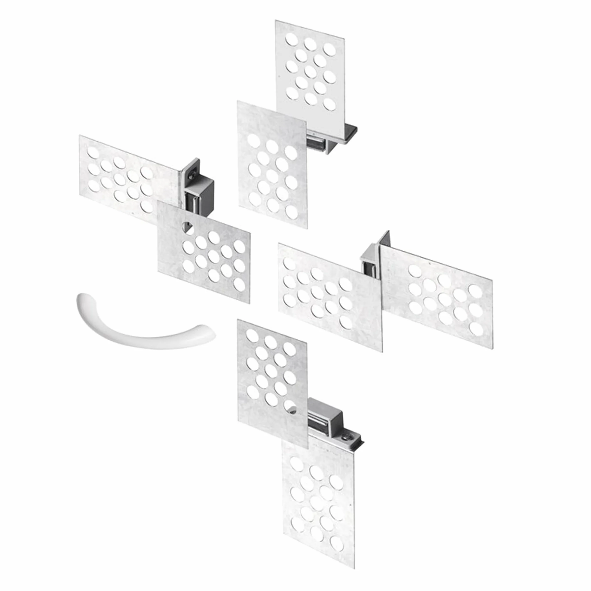 Trappe d'inspection magnétique universelle pour carreaux métal - Porte d'entretien