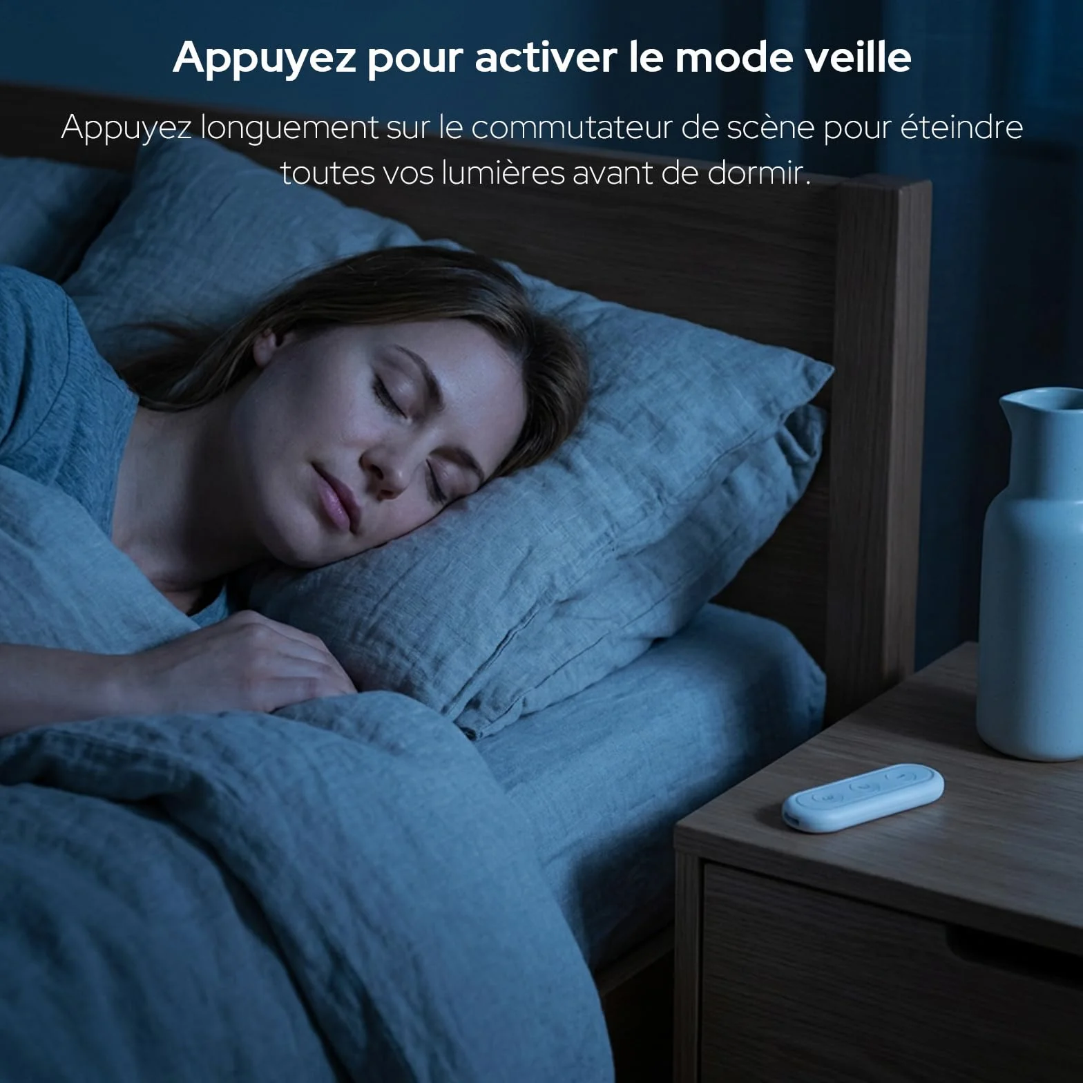 LoraTap ZigBee Lot de 2 télécommandes intelligentes 3 boutons pour volet roulant Tuya Smart Life