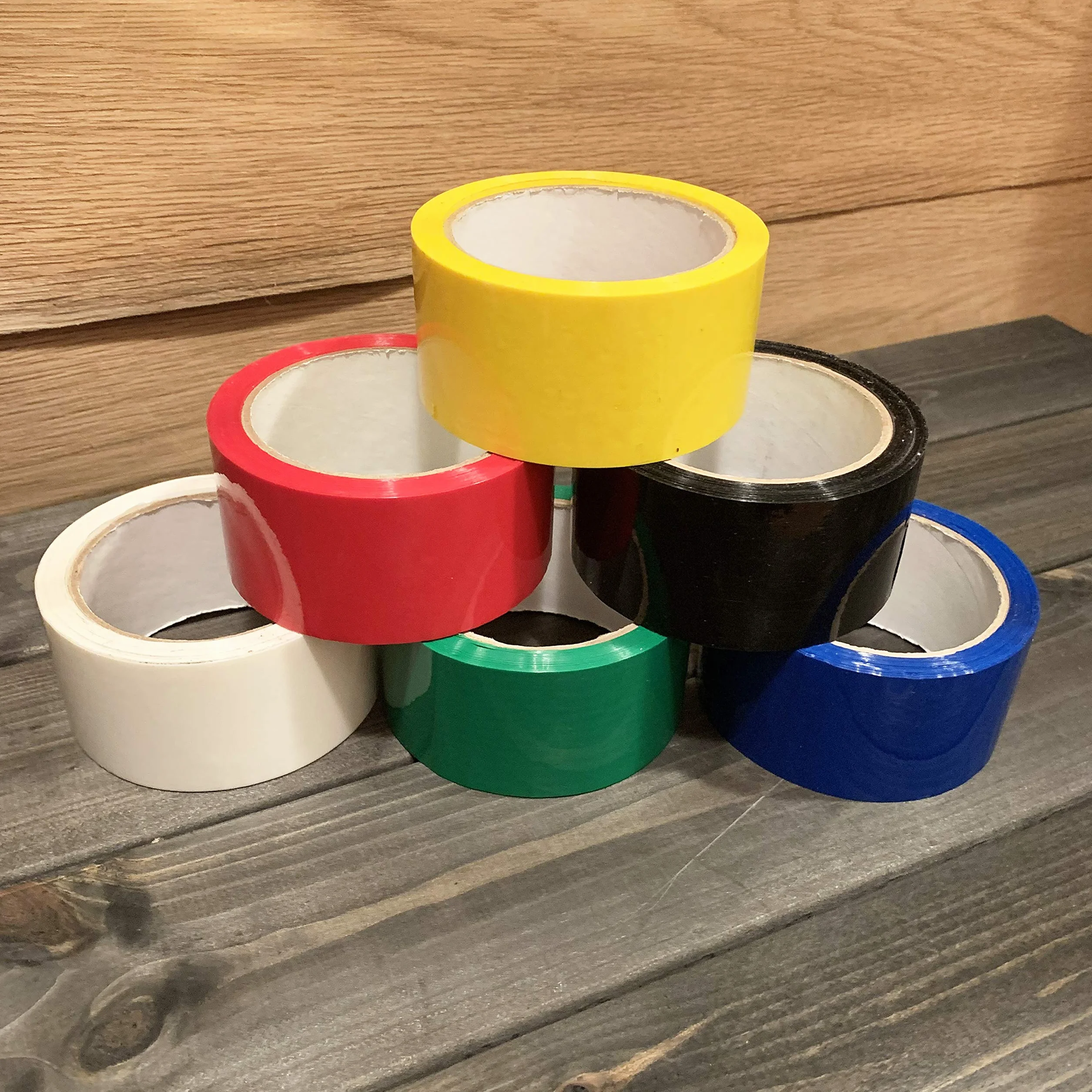 Ruban adhésif d'emballage rouge polypropylène 48 mm x 66 m