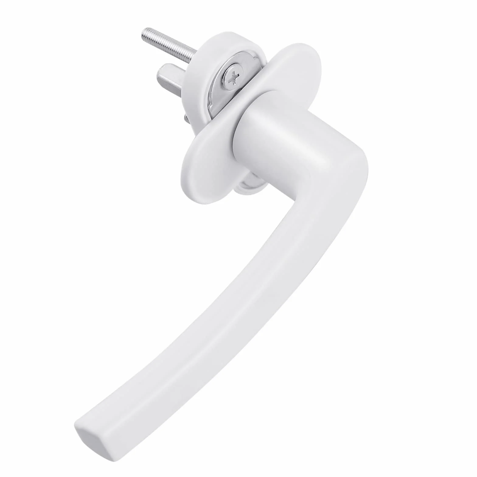 AUTOUTLET 2PCS Poignées de Fenêtre en Aluminium Blanc pour Porte de Balcon