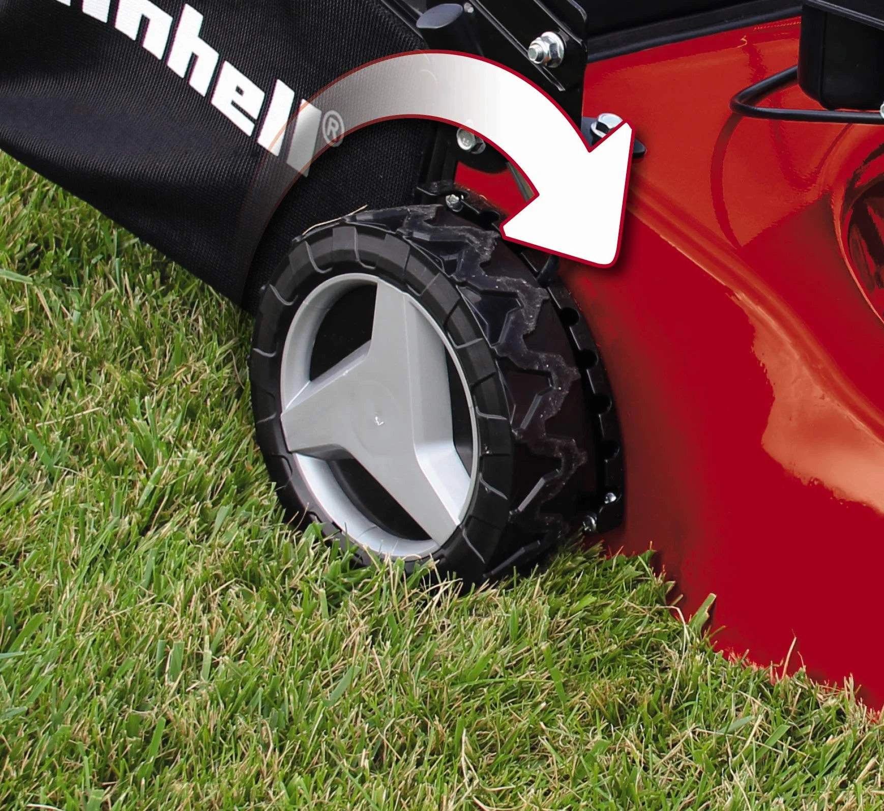 Einhell GC-PM 46/1 S B&S Tondeuse à gazon thermique tractée 46 cm 50 l 1400 m²